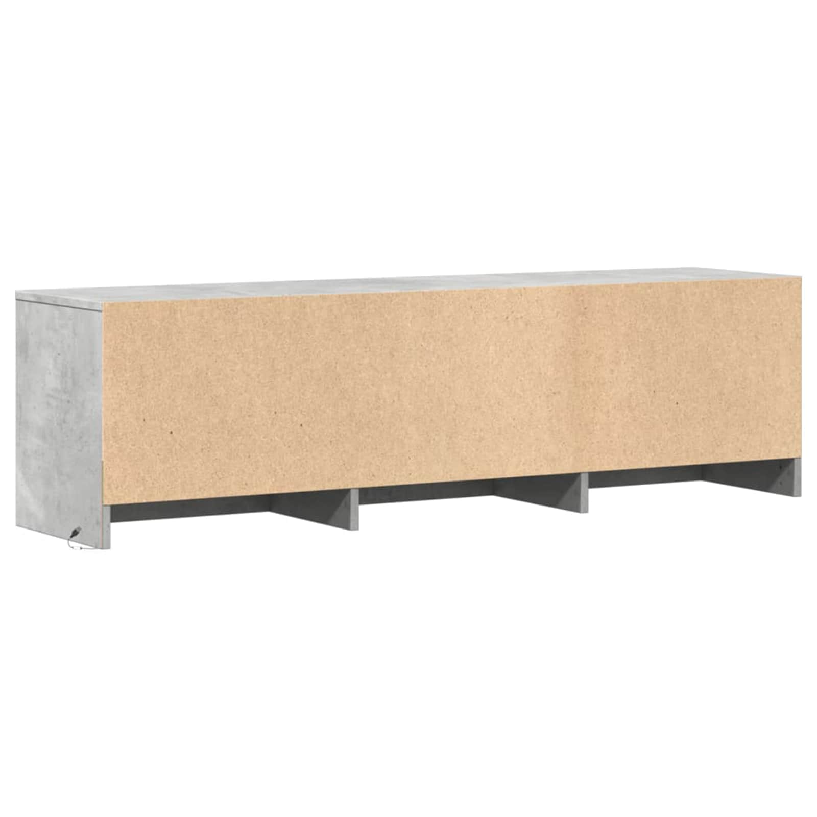 TV ormar s ladicama Beton 140 x 34 x 40 cm Konstruirano drvo