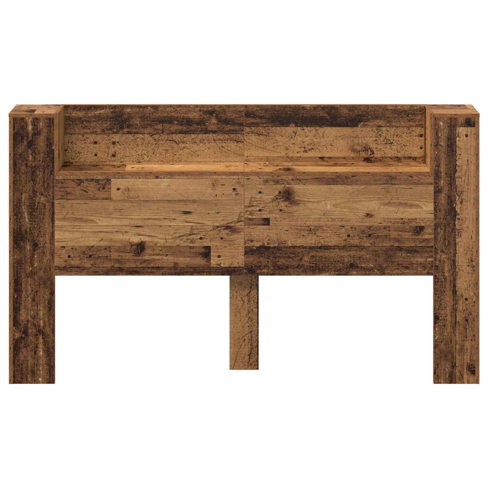 Krevetna ploča s LED-om Zidne Staro drvo 180 x 16,5 x 103,5 cm