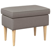 Stolica za noge Sivosmeđa 55 x 35 x 41 cm Poliester