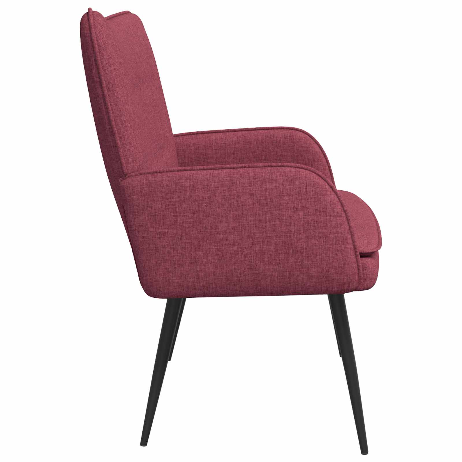 Sofa za dvije osobe boja crnog vina 115 x 61 x 87 cm tkanina