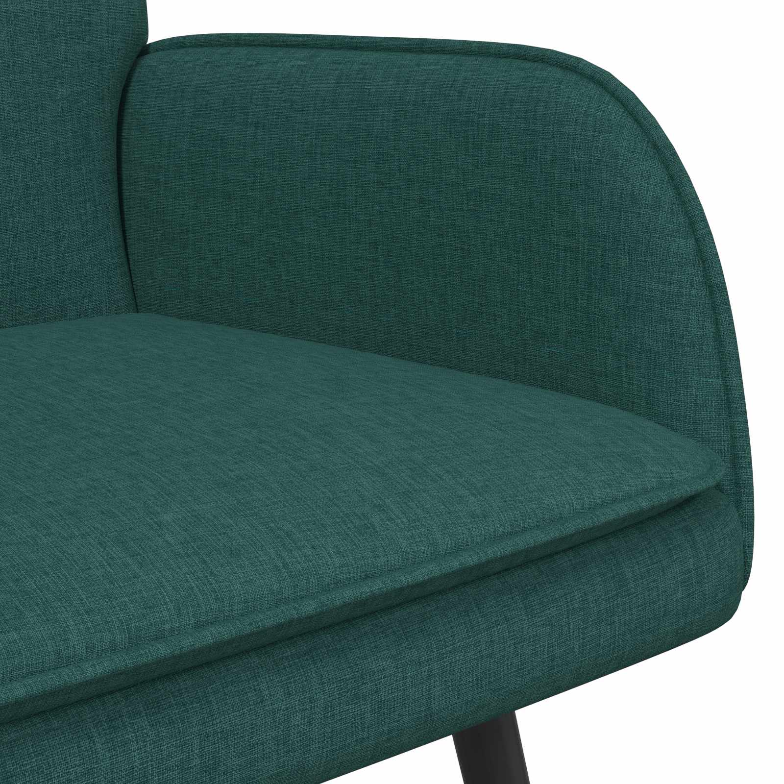 Sofa za dvije osobe Tamnozelena 115 x 61 x 87 cm Tkanina