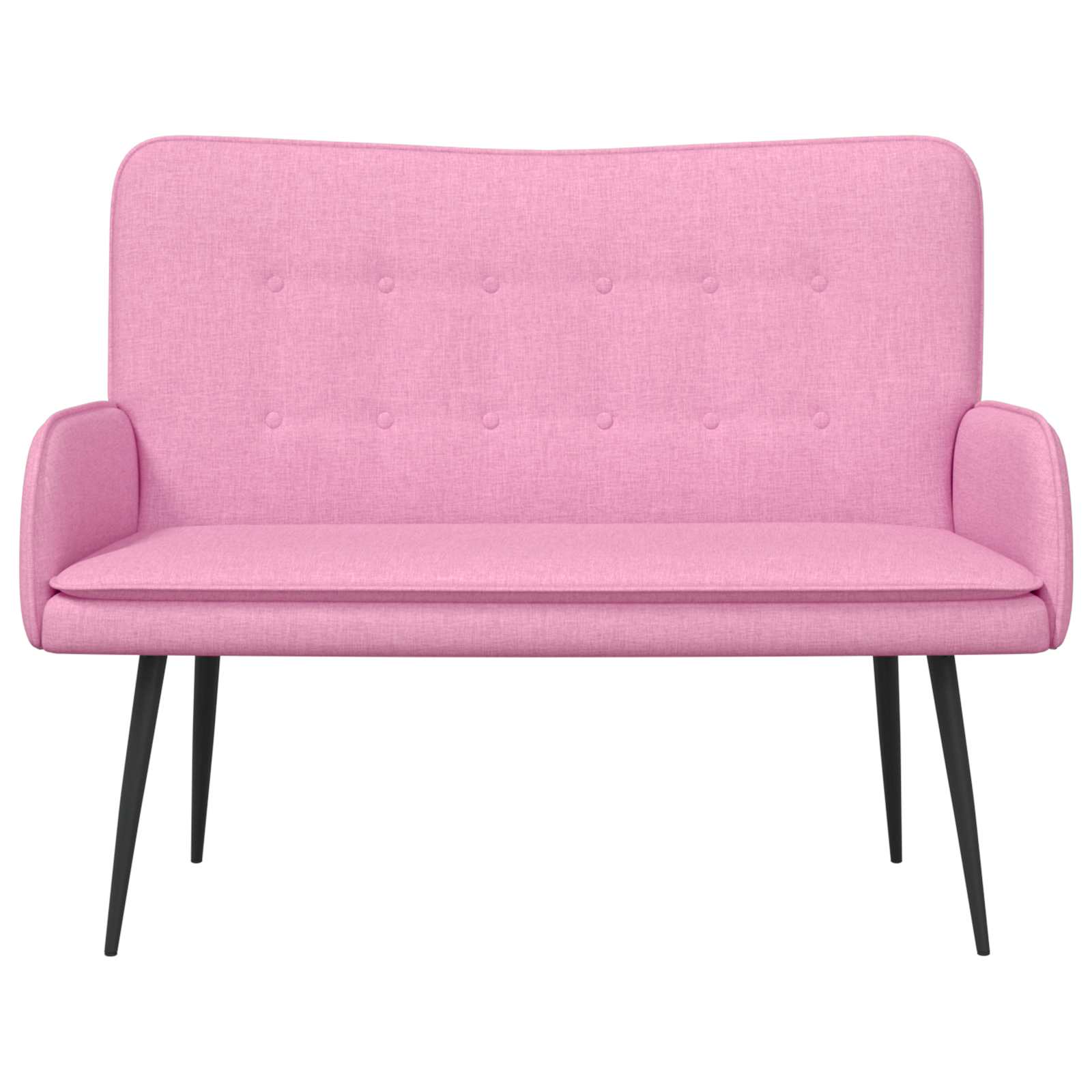 Sofa za dvije osobe Ružičasta 115 x 61 x 87 cm Tkanina