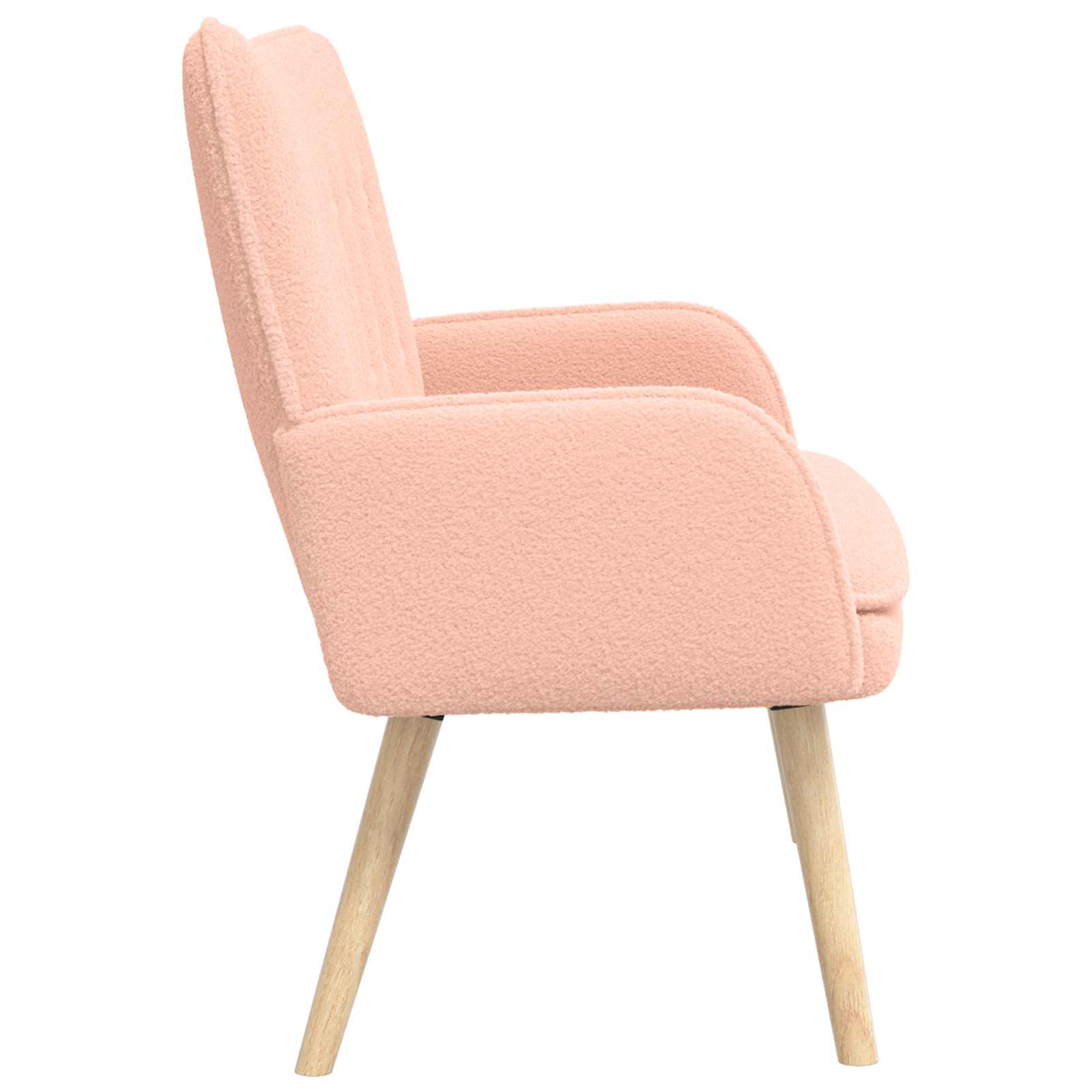 Sofa za dvije osobe Ružičasta 115 x 61 x 87 cm Bouclé
