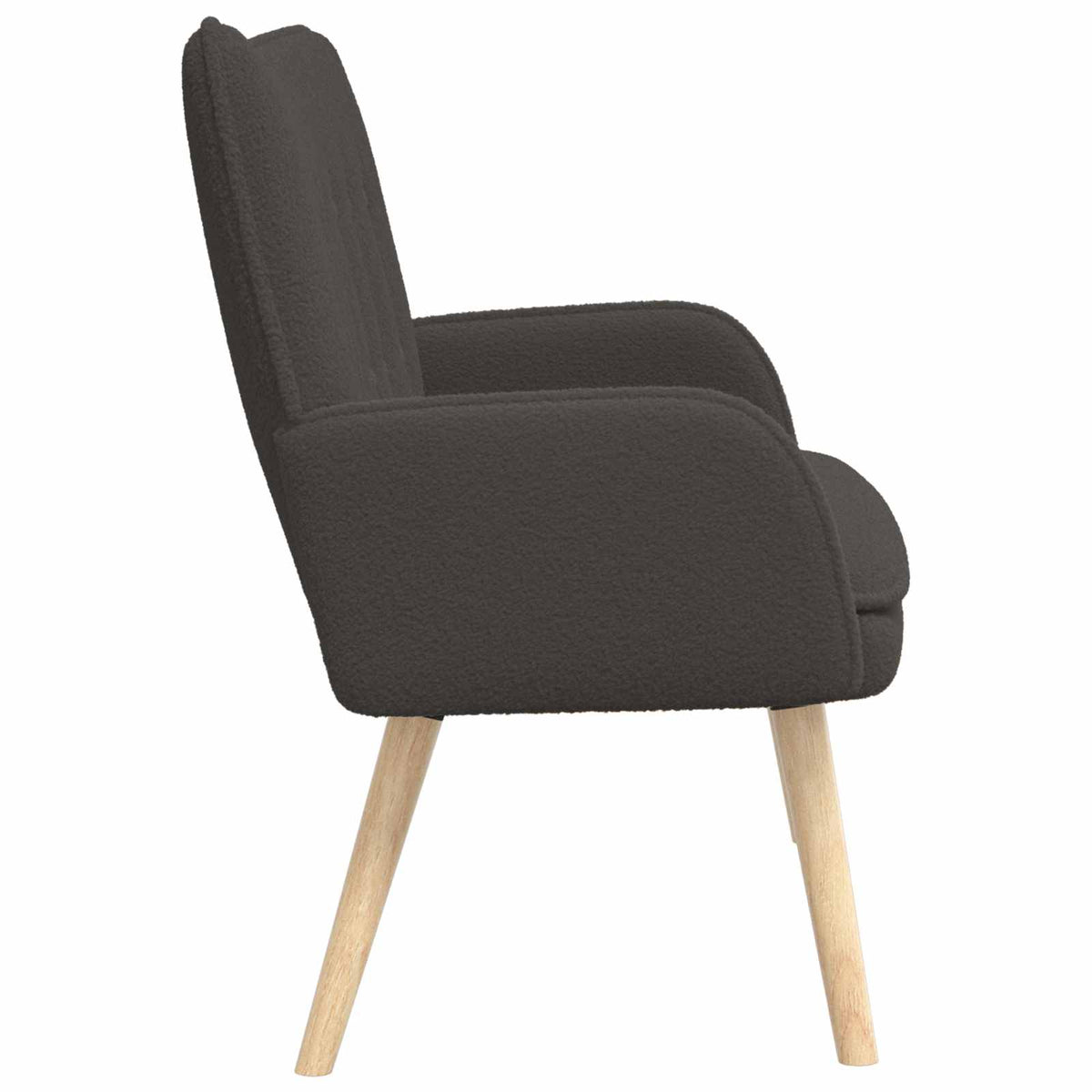 Sofa za dvije osobe Tamnosiva 115 x 61 x 87 cm Bouclé
