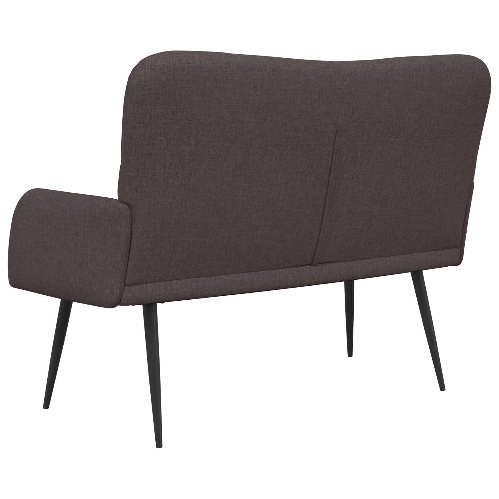 Sofa za dvije osobe Tamno smeđa 115 x 61 x 87 cm Tkanina