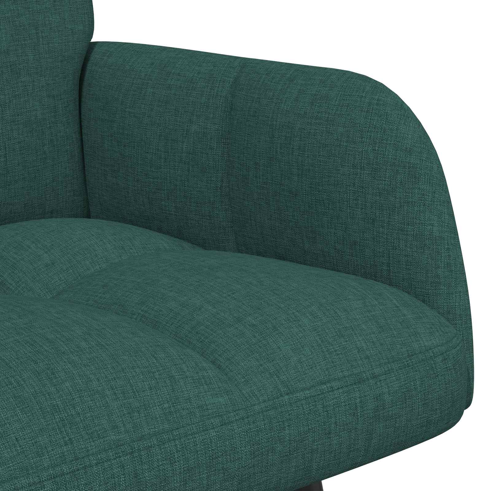 Sofa za dvije osobe Tamnozelena 115 x 61 x 87 cm Tkanina