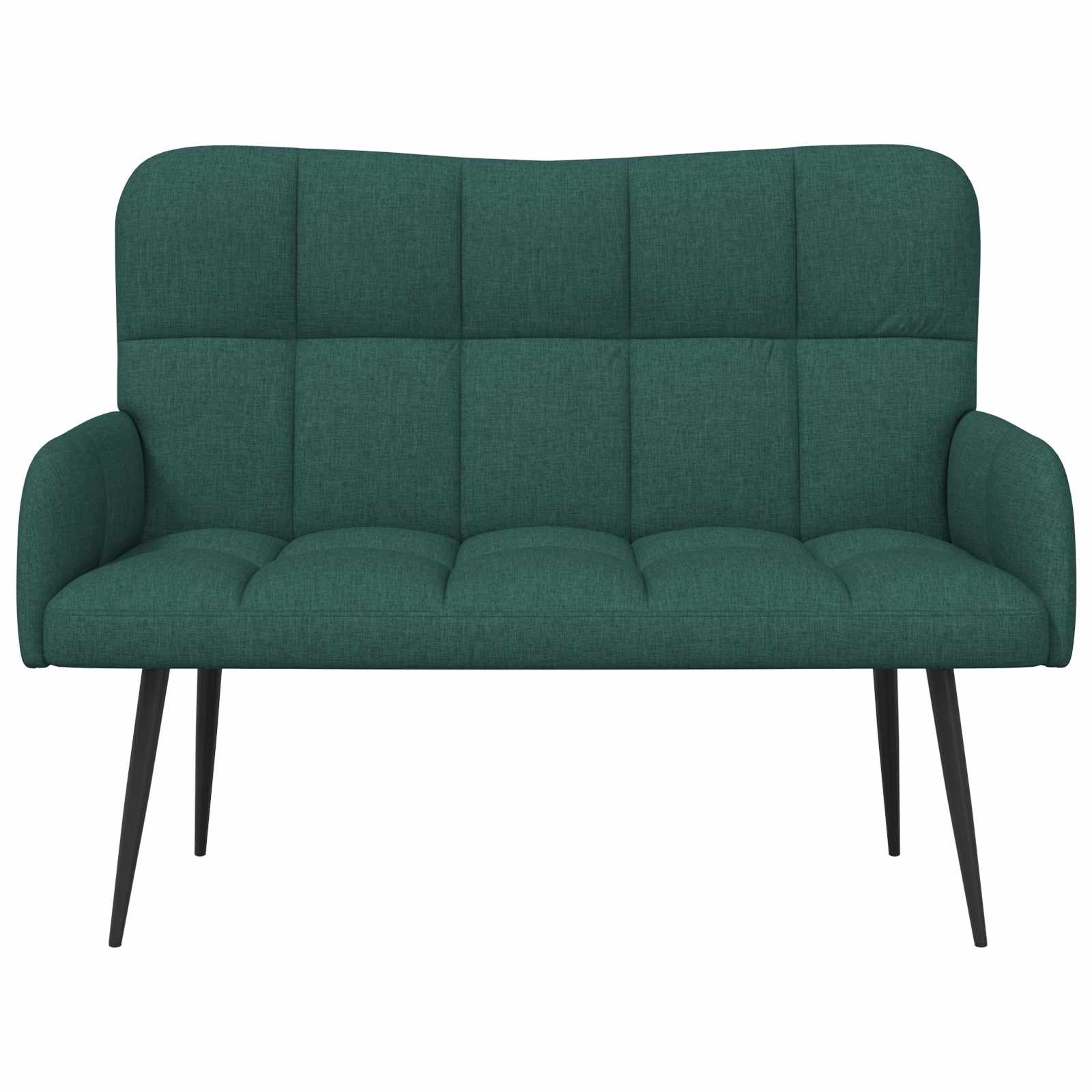 Sofa za dvije osobe Tamnozelena 115 x 61 x 87 cm Tkanina