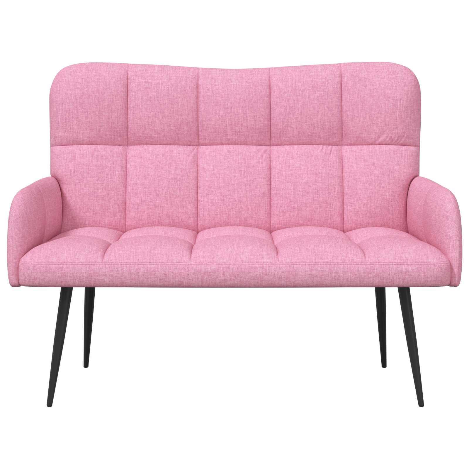 Sofa za dvije osobe Ružičasta 115 x 61 x 87 cm Tkanina