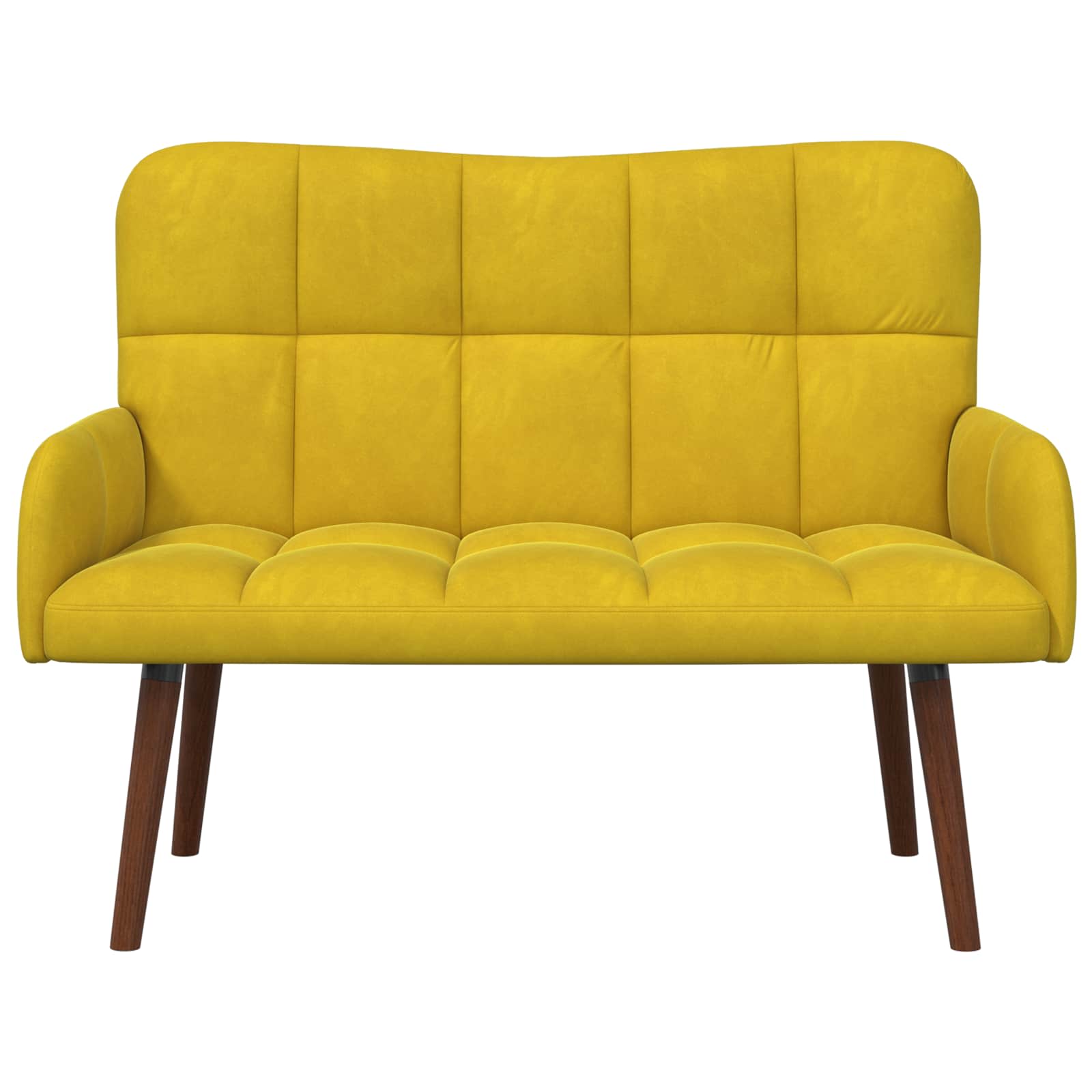 Sofa za dvije osobe Žuta 115 x 61 x 87 cm Baršun