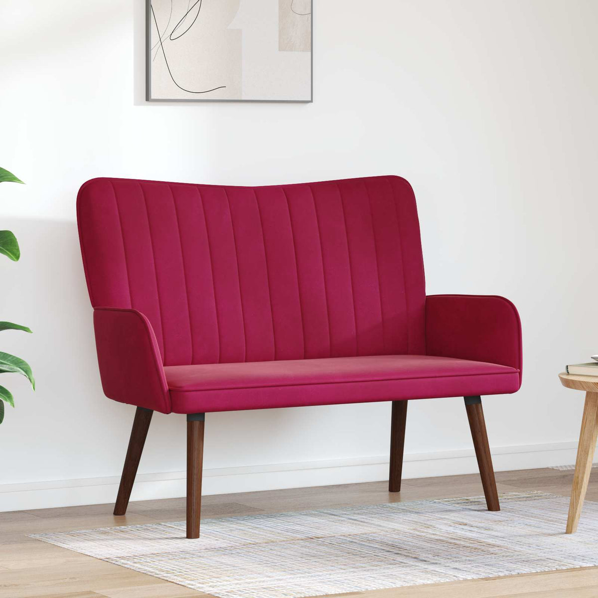 Sofa za dvije osobe 115 x 61 x 87 cm Baršun