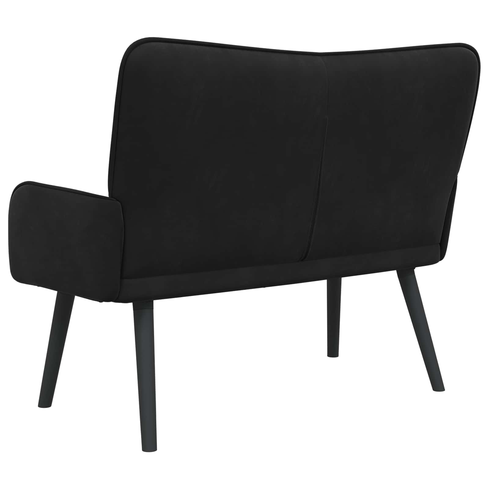 Kauč za dvoje Crna 115 x 61 x 87 cm Baršun