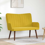 Sofa za dvije osobe Žuta 115 x 61 x 87 cm Baršun
