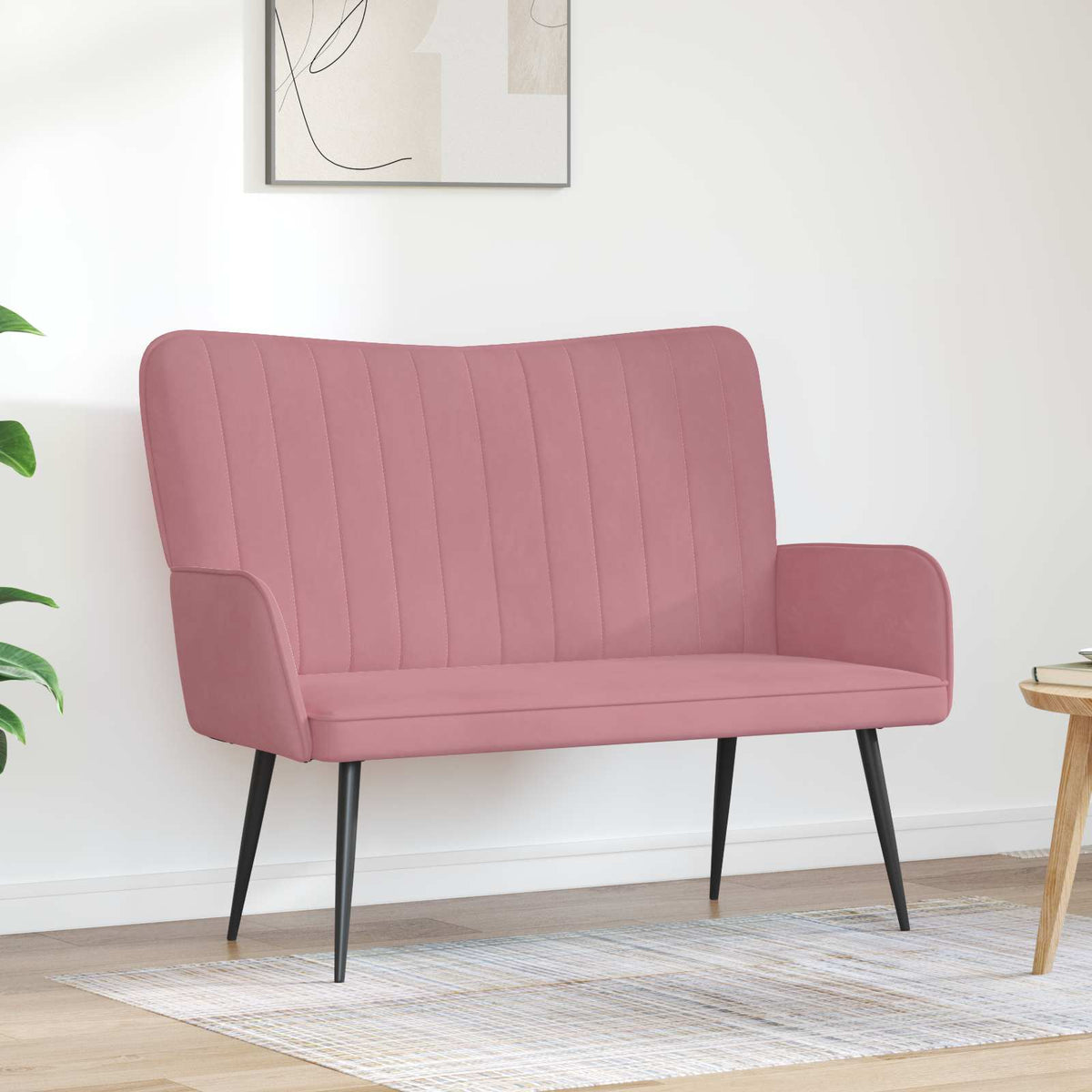 Sofa za dvije osobe 115 x 61 x 87 cm Baršun