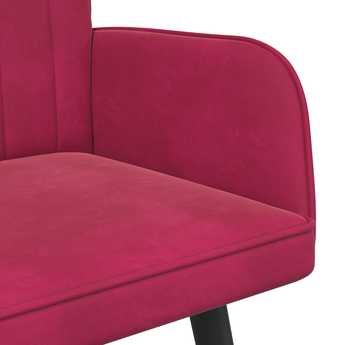 Sofa za dvije osobe Vinska crvena 115 x 61 x 87 cm Baršun