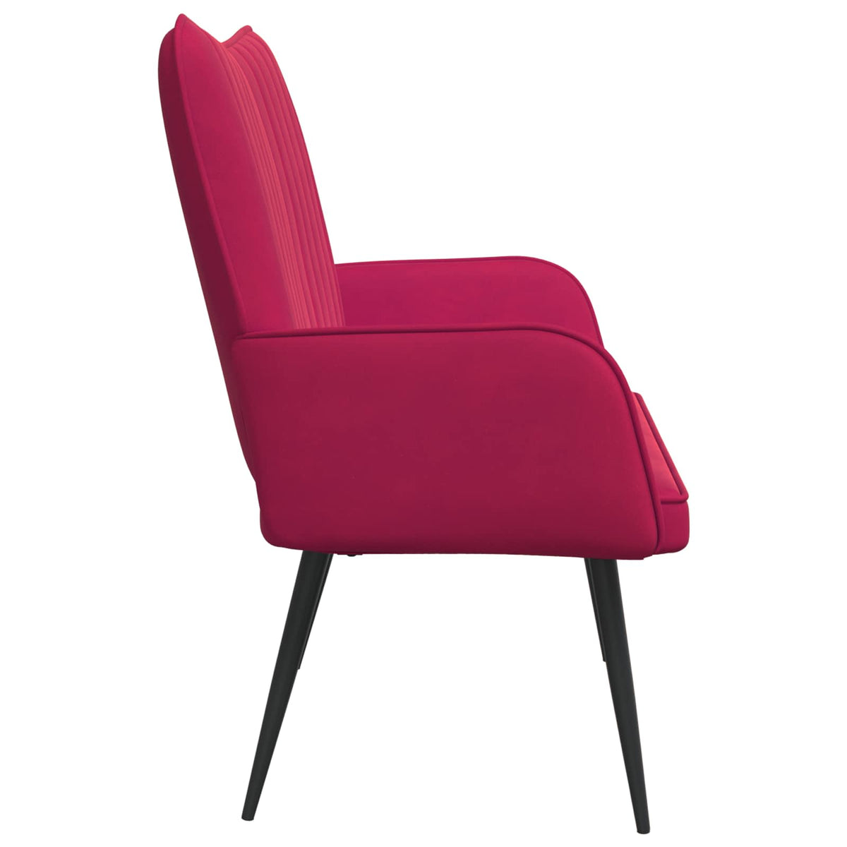 Sofa za dvije osobe Vinska crvena 115 x 61 x 87 cm Baršun