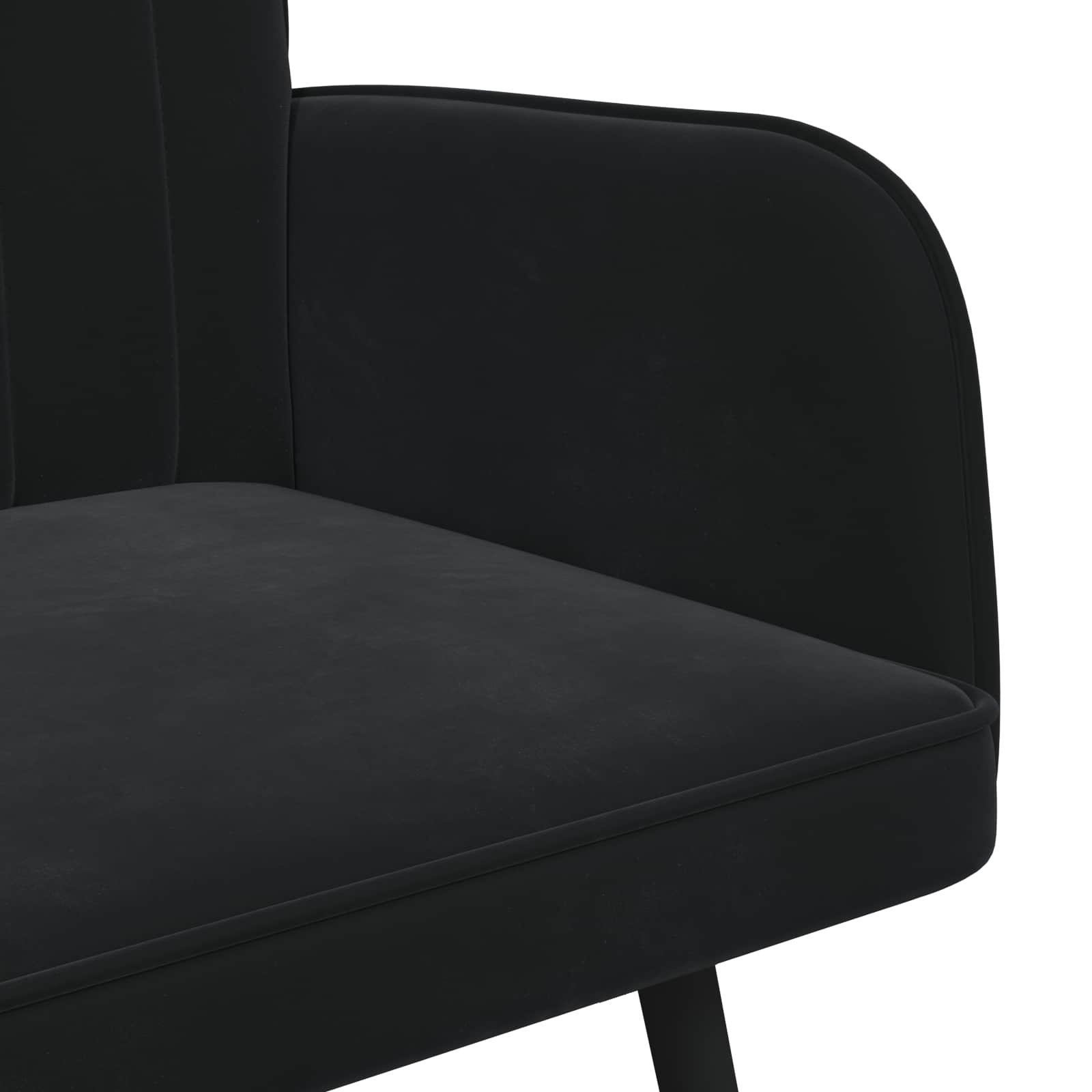 Kauč za dvoje Crna 115 x 61 x 87 cm Baršun