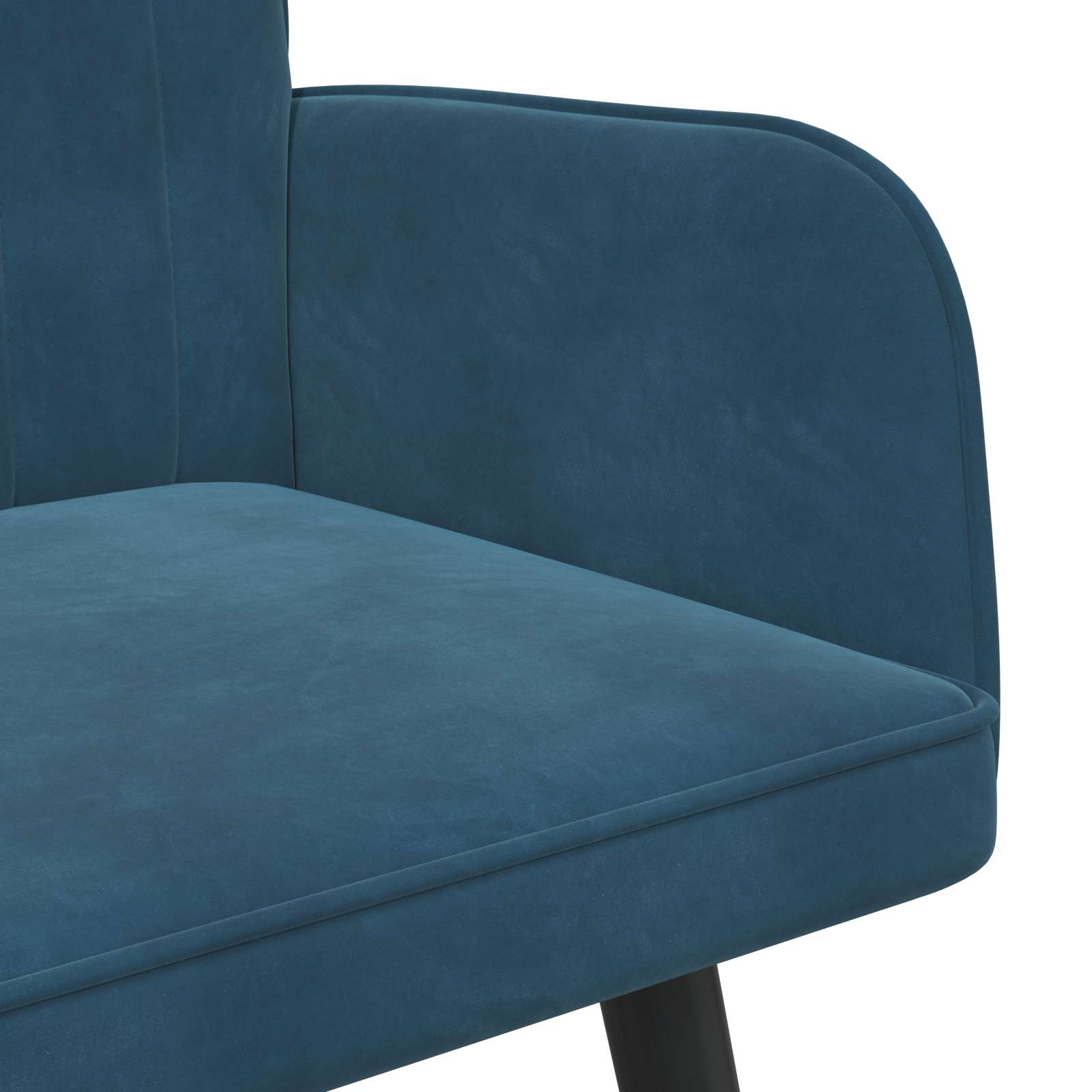 Sofa za dvije osobe Plava 115 x 61 x 87 cm Baršun