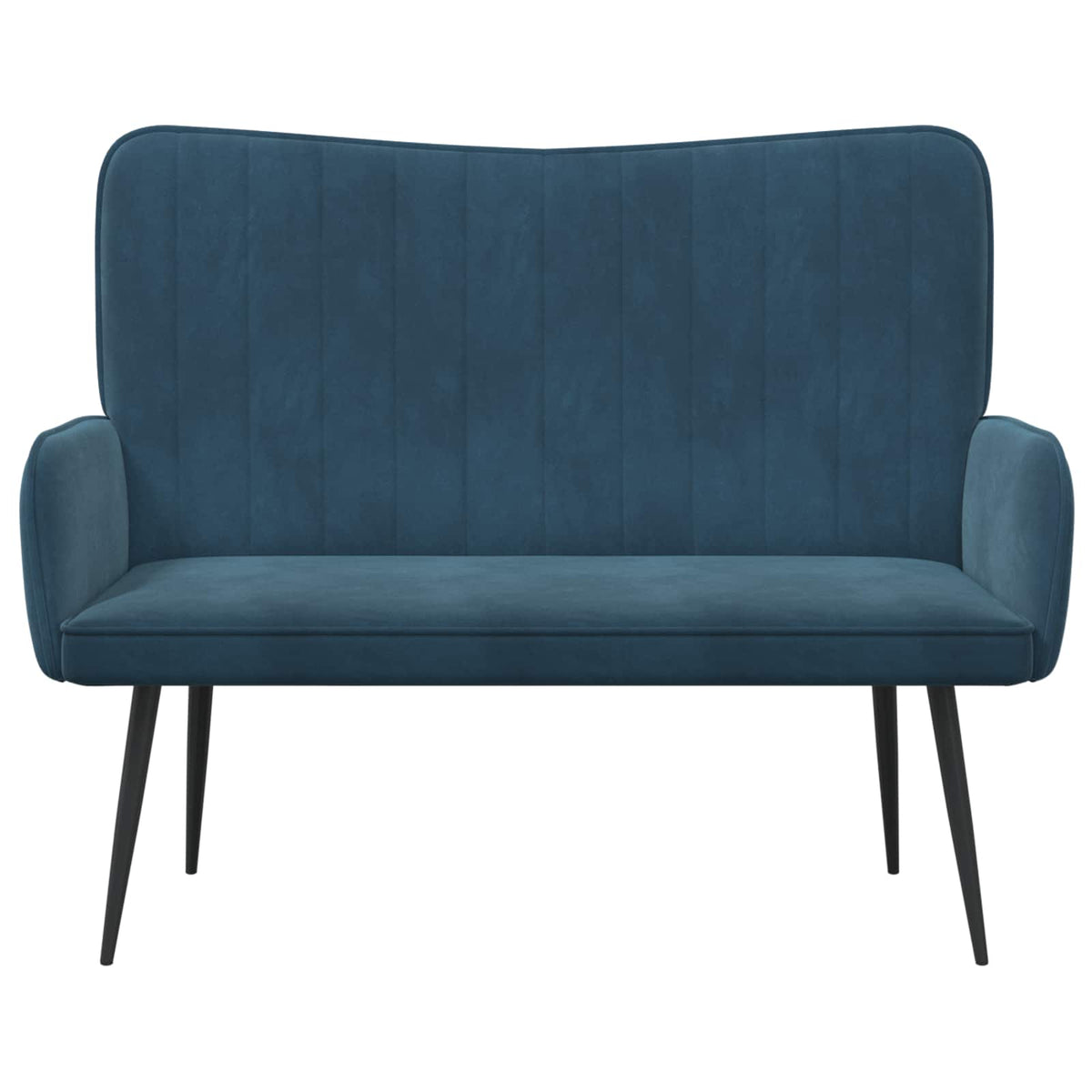 Sofa za dvije osobe Plava 115 x 61 x 87 cm Baršun