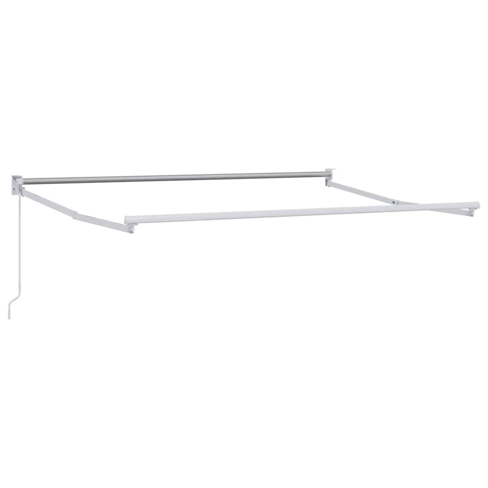 Povlačivi tende Smeđa 3,5 x 2 m 100% Poliester i Aluminij