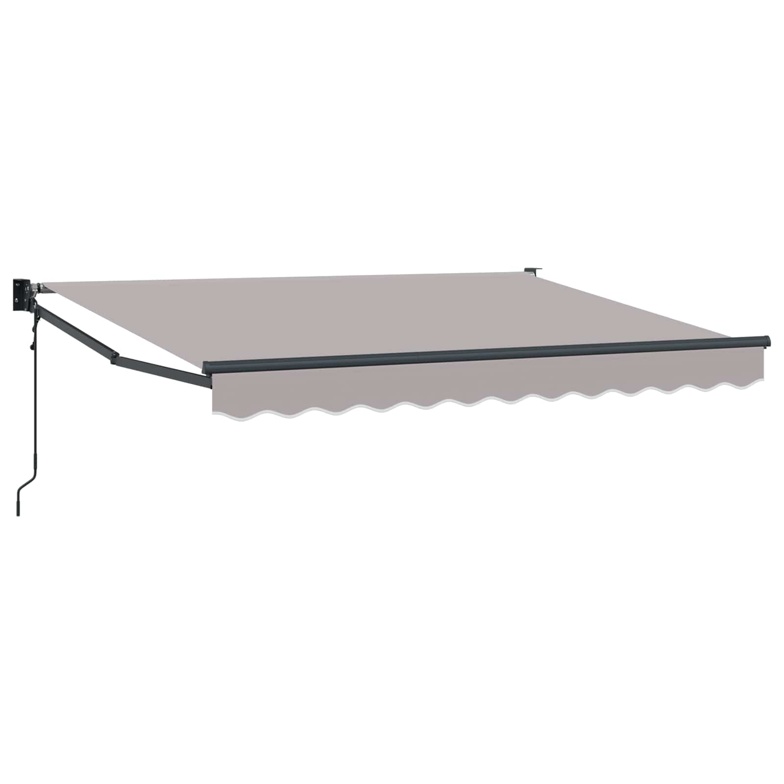 Nadstrešnica Svjetlosiva 3 x 2 m Poliester i metal