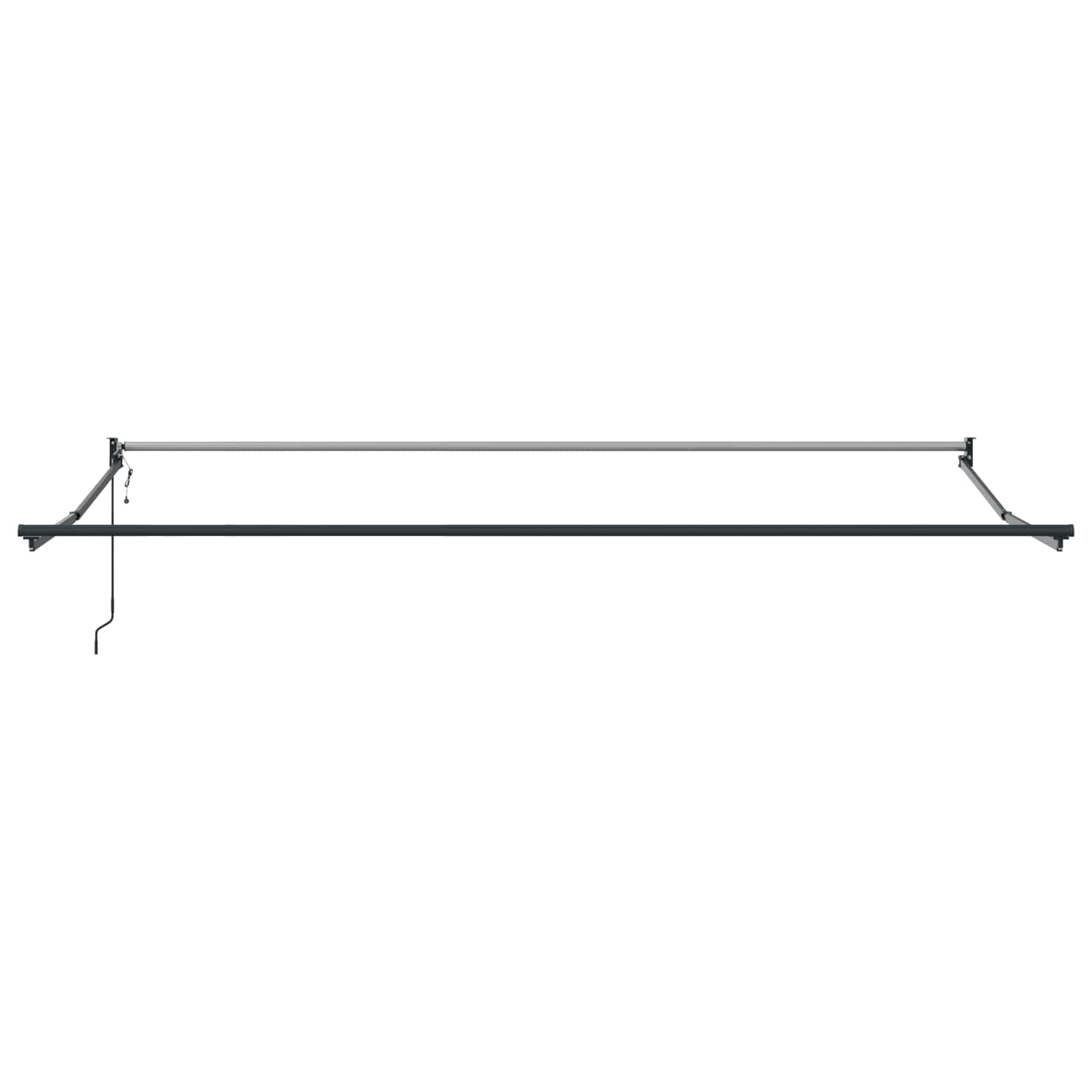 Povlačivi tende Bež 4 x 2 m Poliester i metal