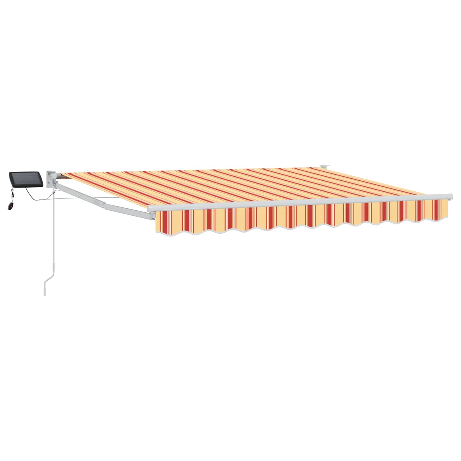 Ručna zlačivna tenda s LED diodama Šareni 2,5 x 2 m