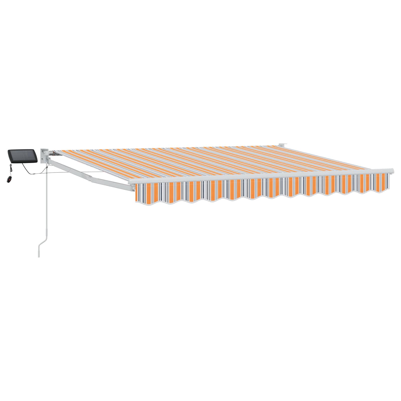 Ručna zlačivna tenda s LED diodama 3,5 x 2,5 m