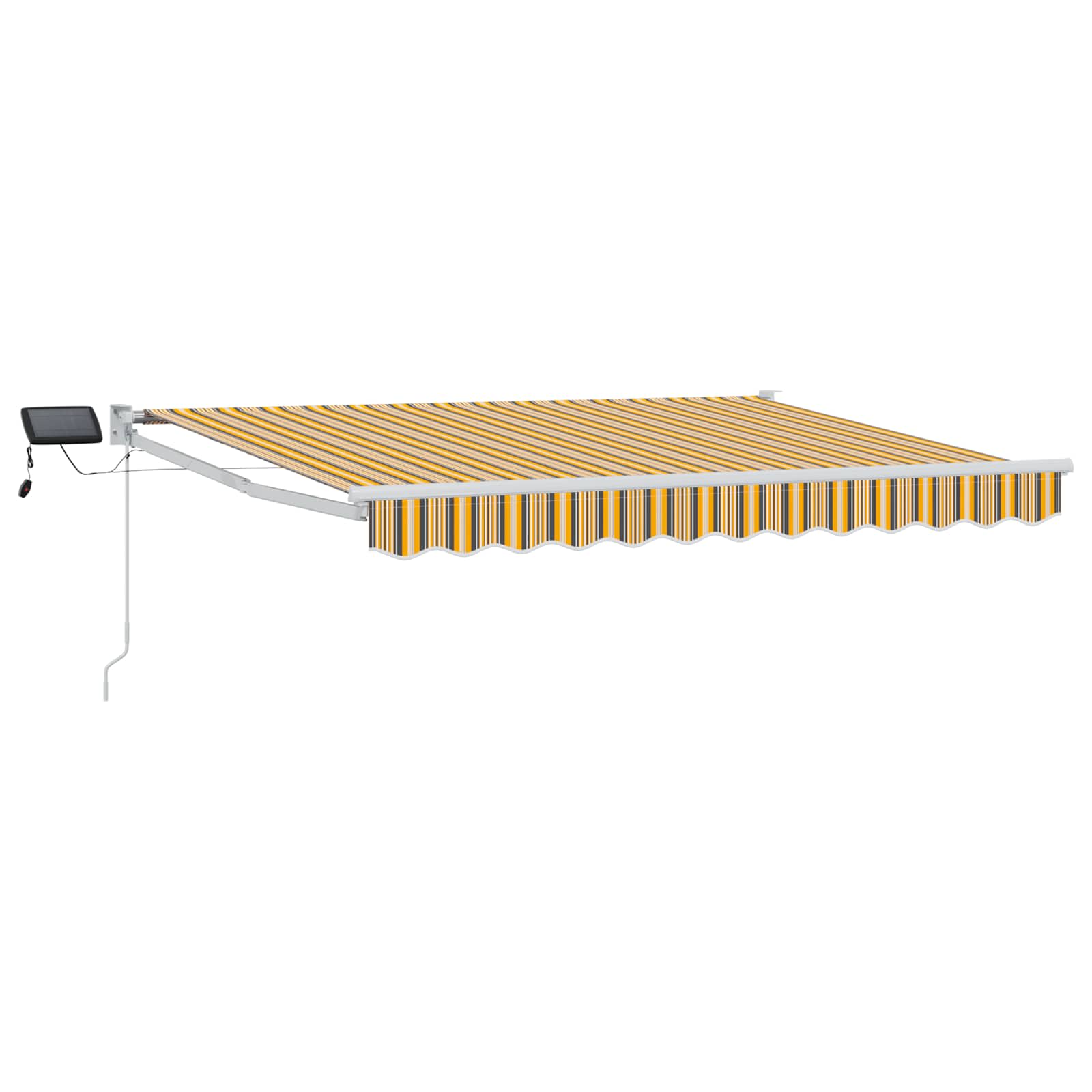 Ručna zlačivna tenda s LED diodama 3,5 x 2,5 m