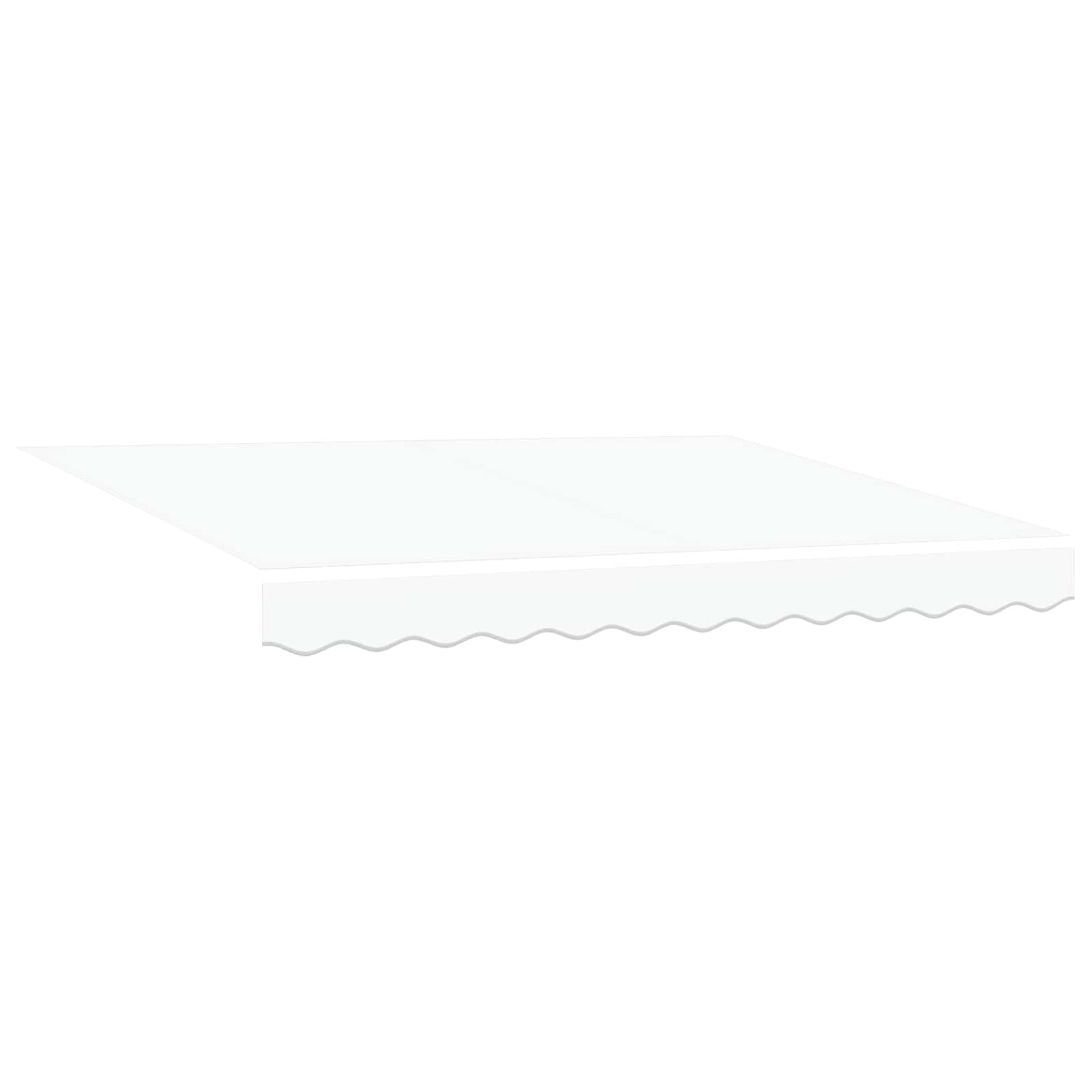 Električna retraktabilna tenda Bijela i antracit 3,5 x 2 m