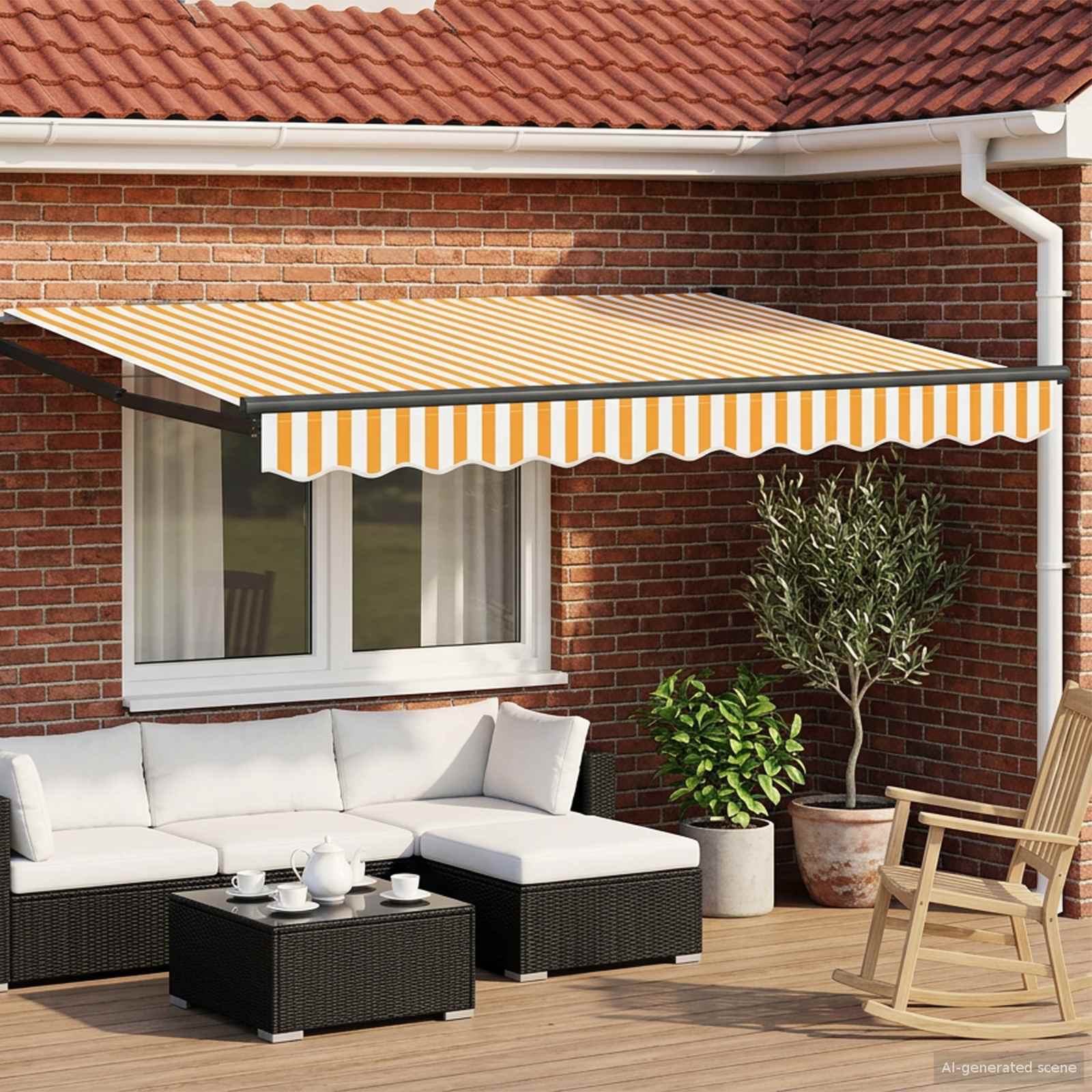 Električna retraktabilna tenda 3,5 x 2,5 m