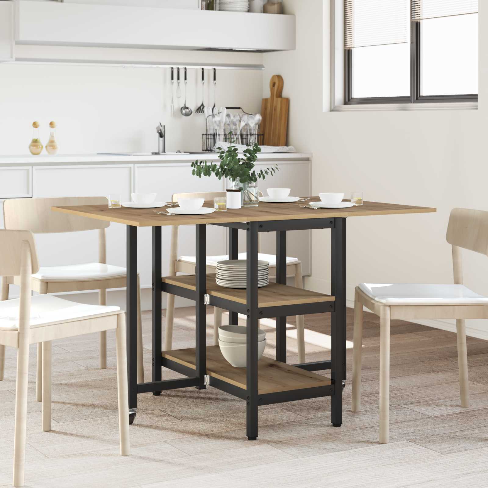 Blagovaonski stol 122 x 80 x 76,5 cm Konstruirano drvo