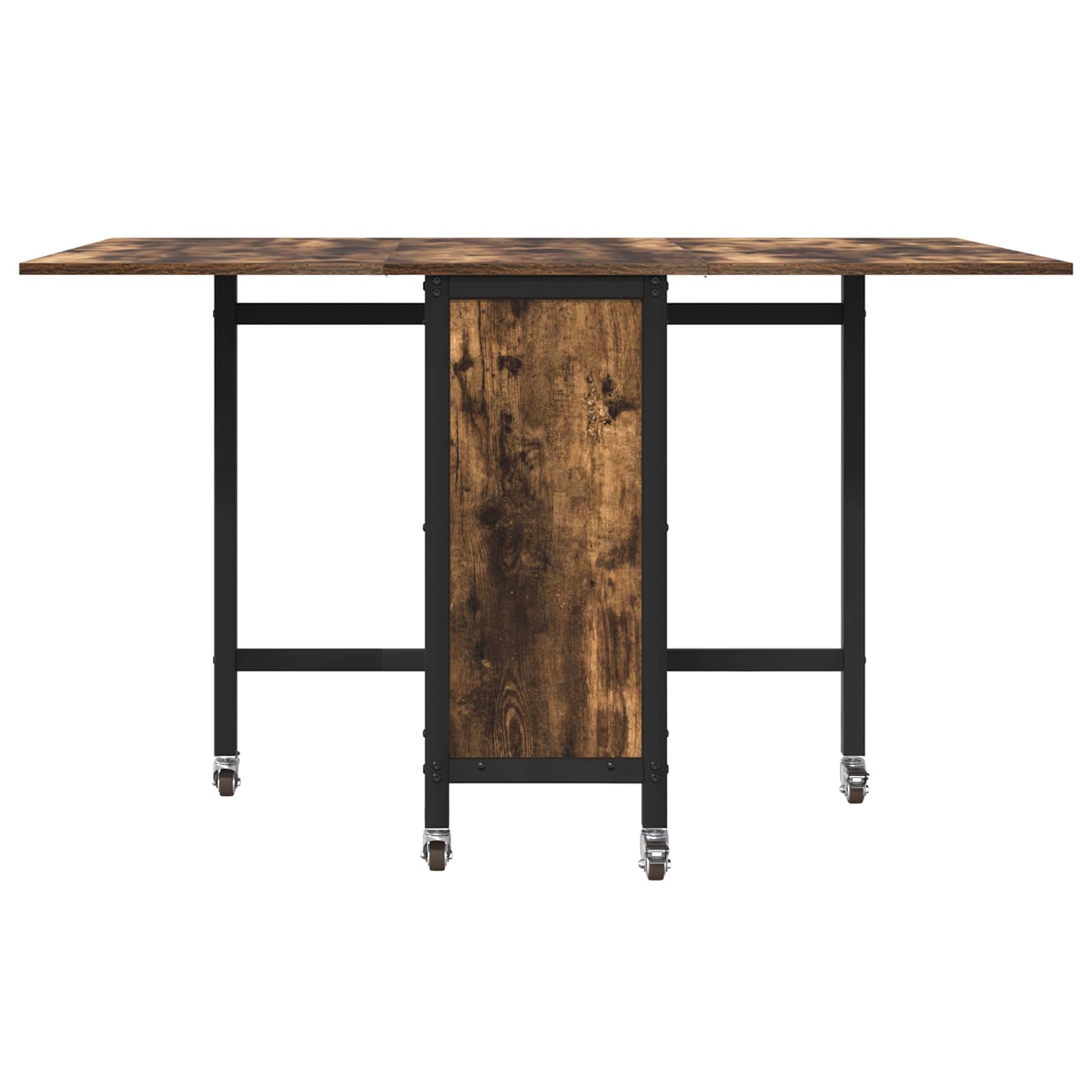 Sklopivi blagovaonski stol s kotačićima 130 x 80 x 76,5 cm