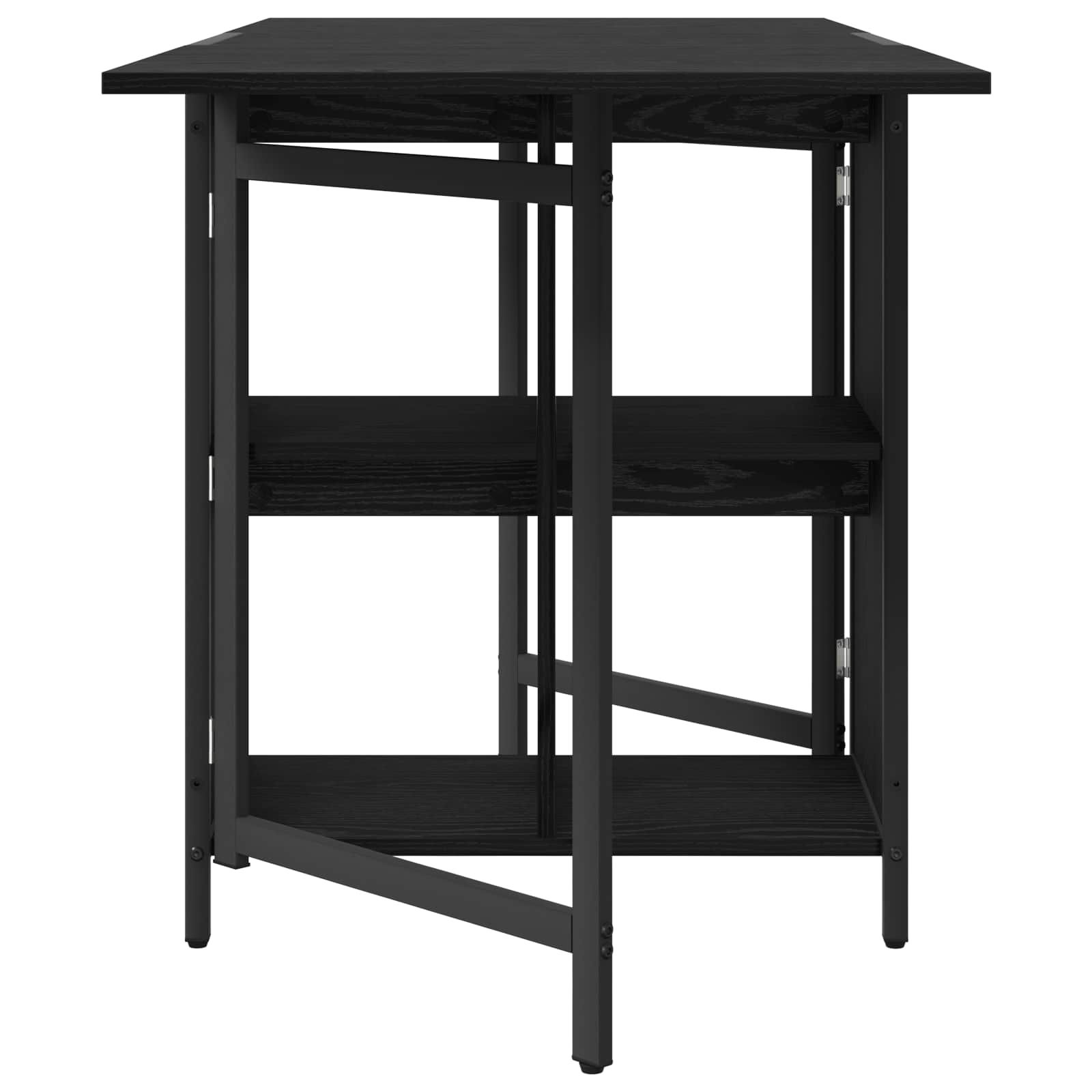 Blagovaonski stol 144 x 60 x 75 cm Konstruirano drvo Crni hrast