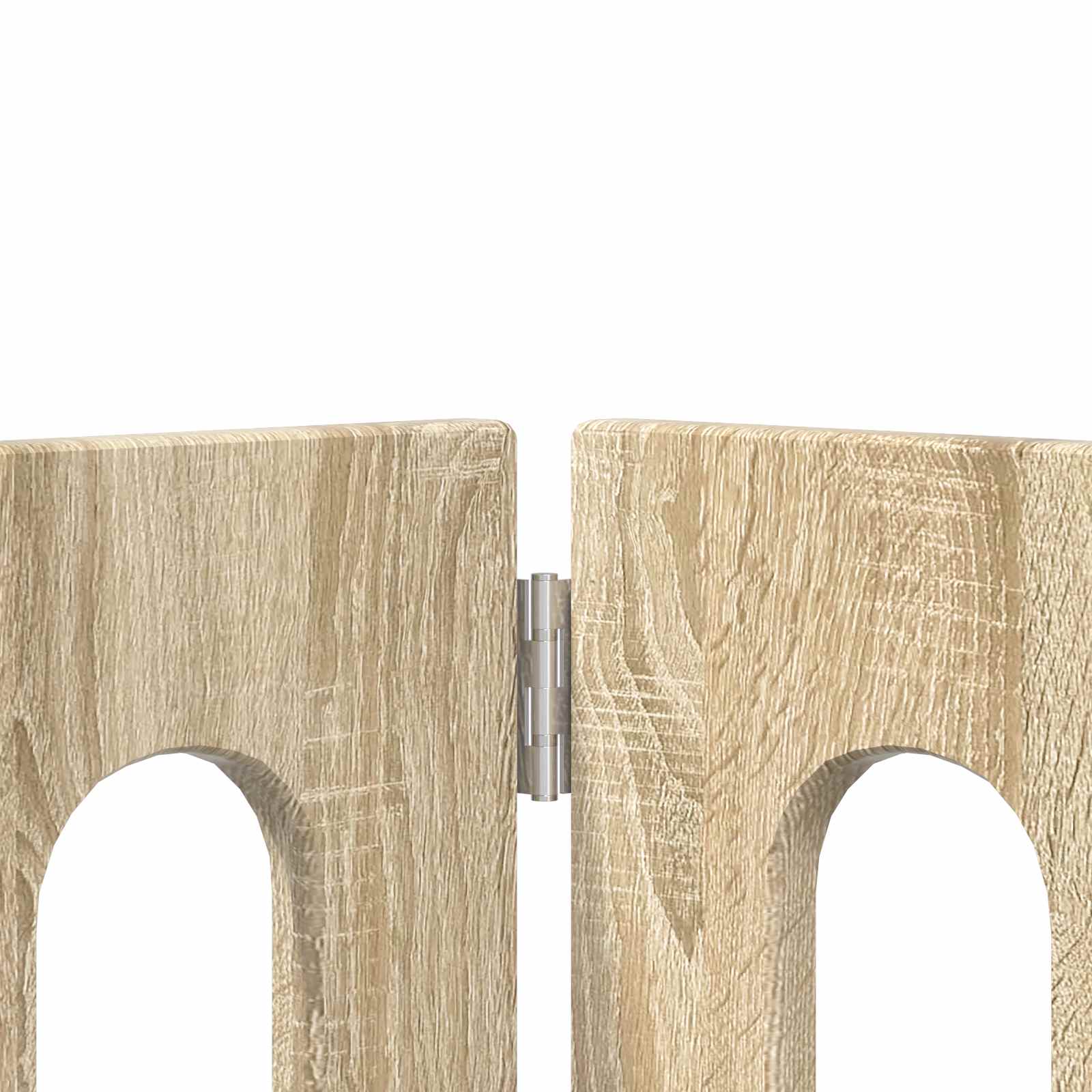 Preklopna ogradica za kućne ljubimce 4 pcs Sonoma hrast