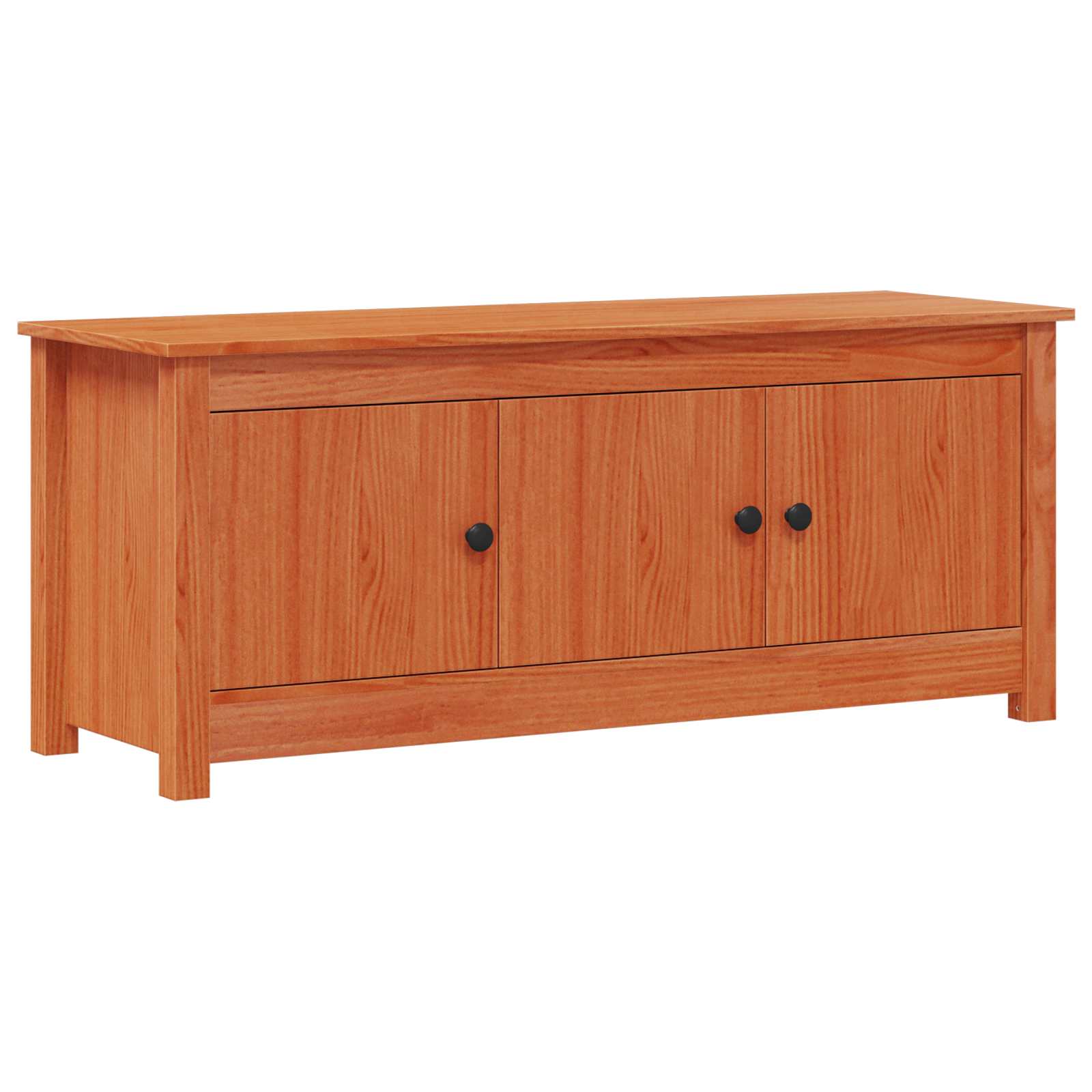 Ormar za cipele Vosak Smeđa 110 x 38 x 45,5 cm Masivna borovina