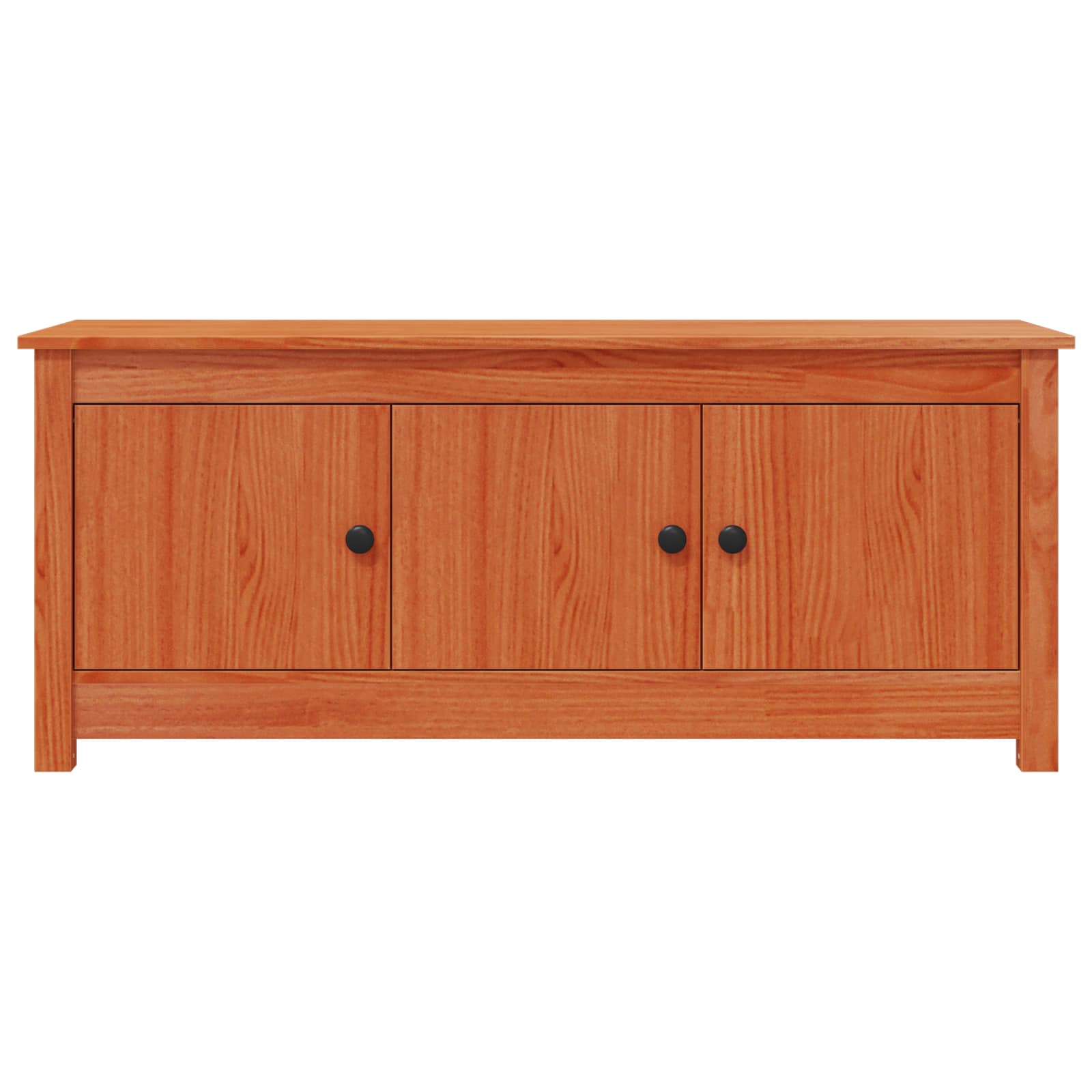 Ormar za cipele Vosak Smeđa 110 x 38 x 45,5 cm Masivna borovina