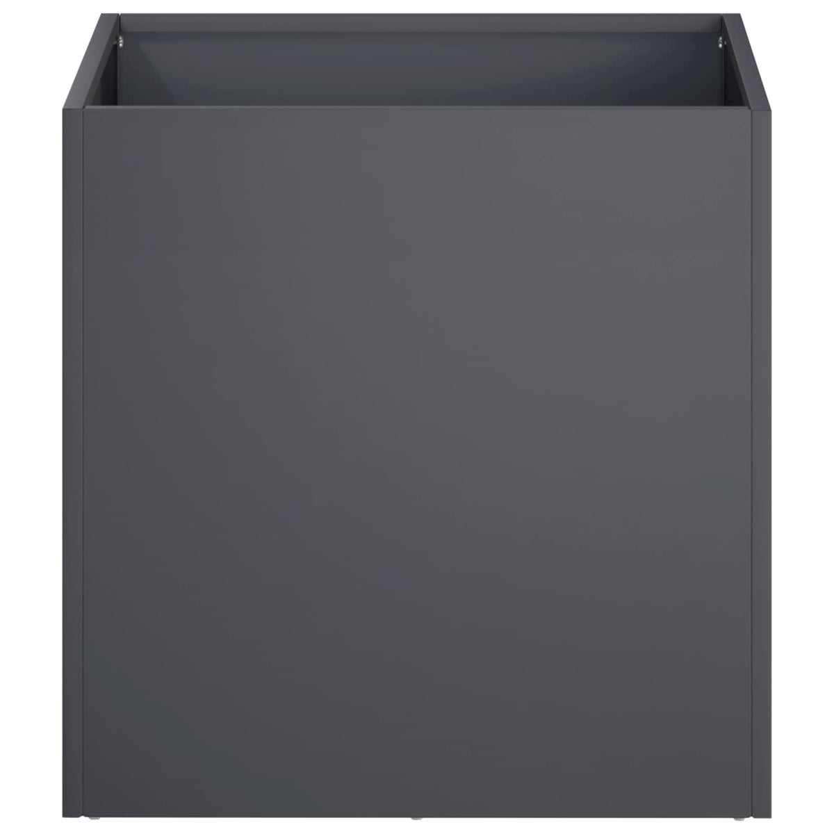 Vrtna saksija Antracit 20 x 20 x 20 cm Čelična vrata