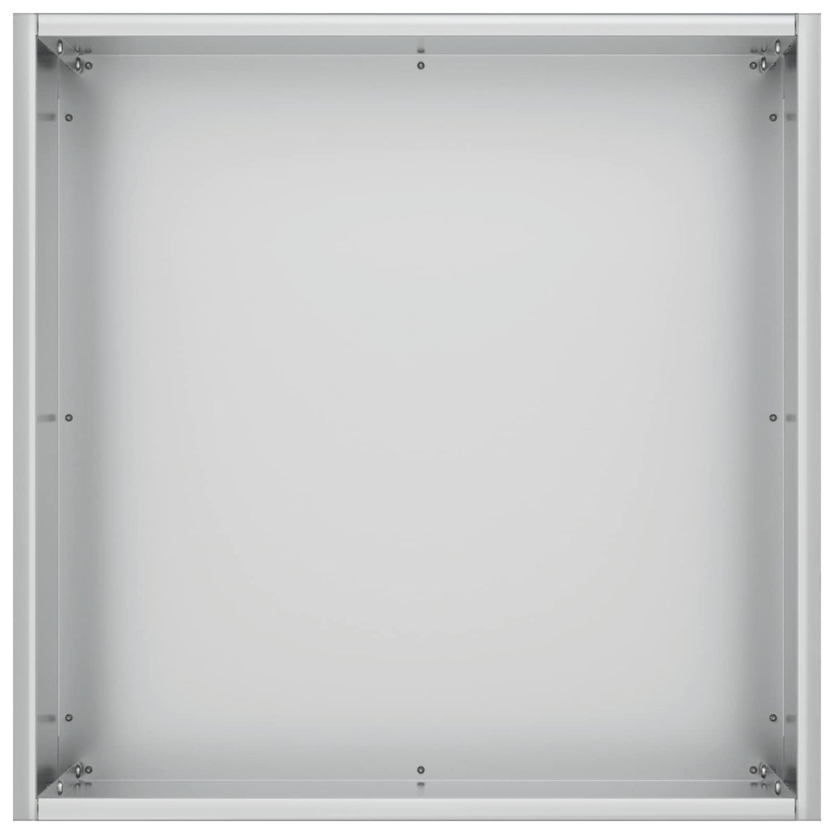 Vrtna saksija 2 kom. Srebrna 25 x 25 x 25 cm Pocinčani čelik