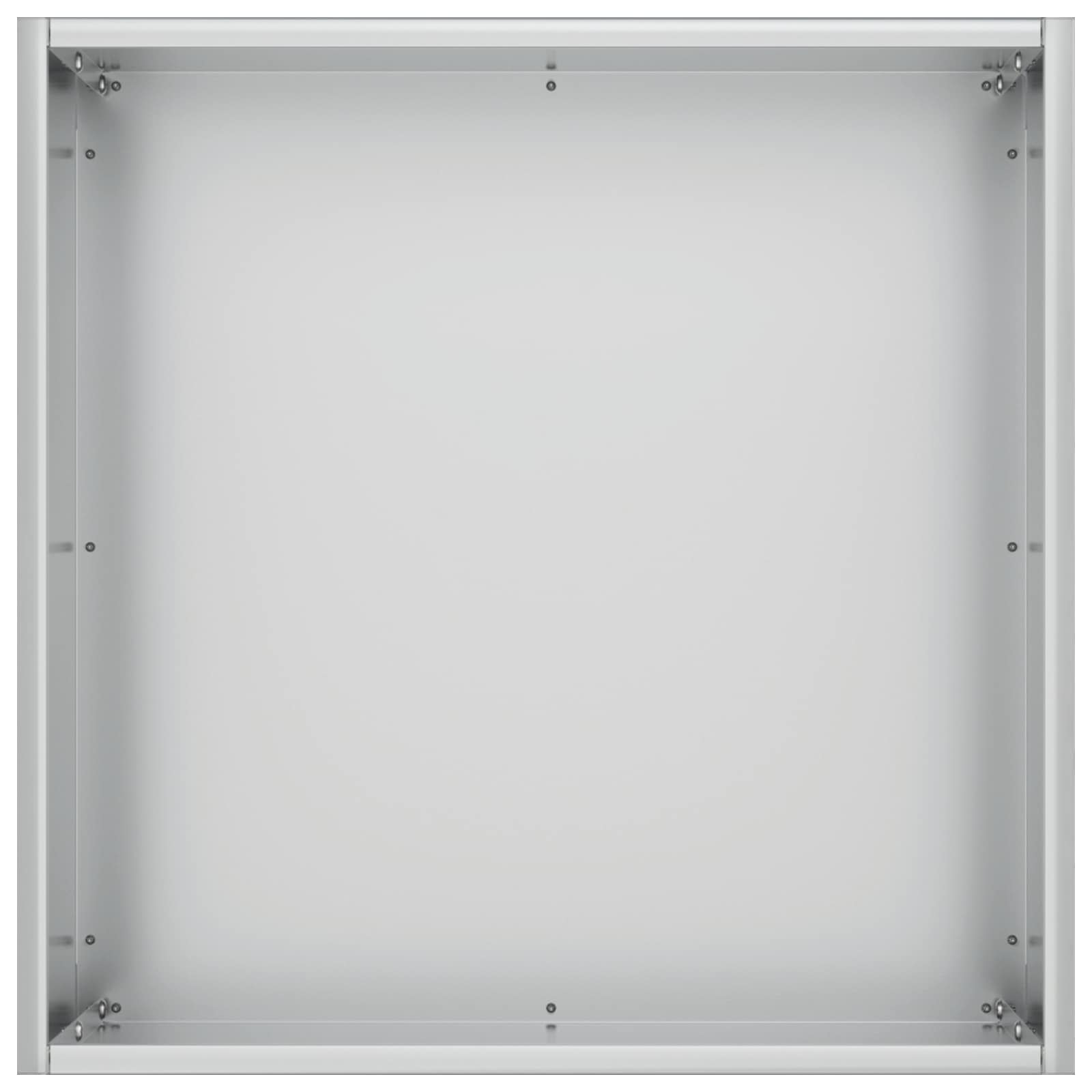 Vrtna saksija 2 kom. Srebrna 35 x 35 x 35 cm Pocinčani čelik