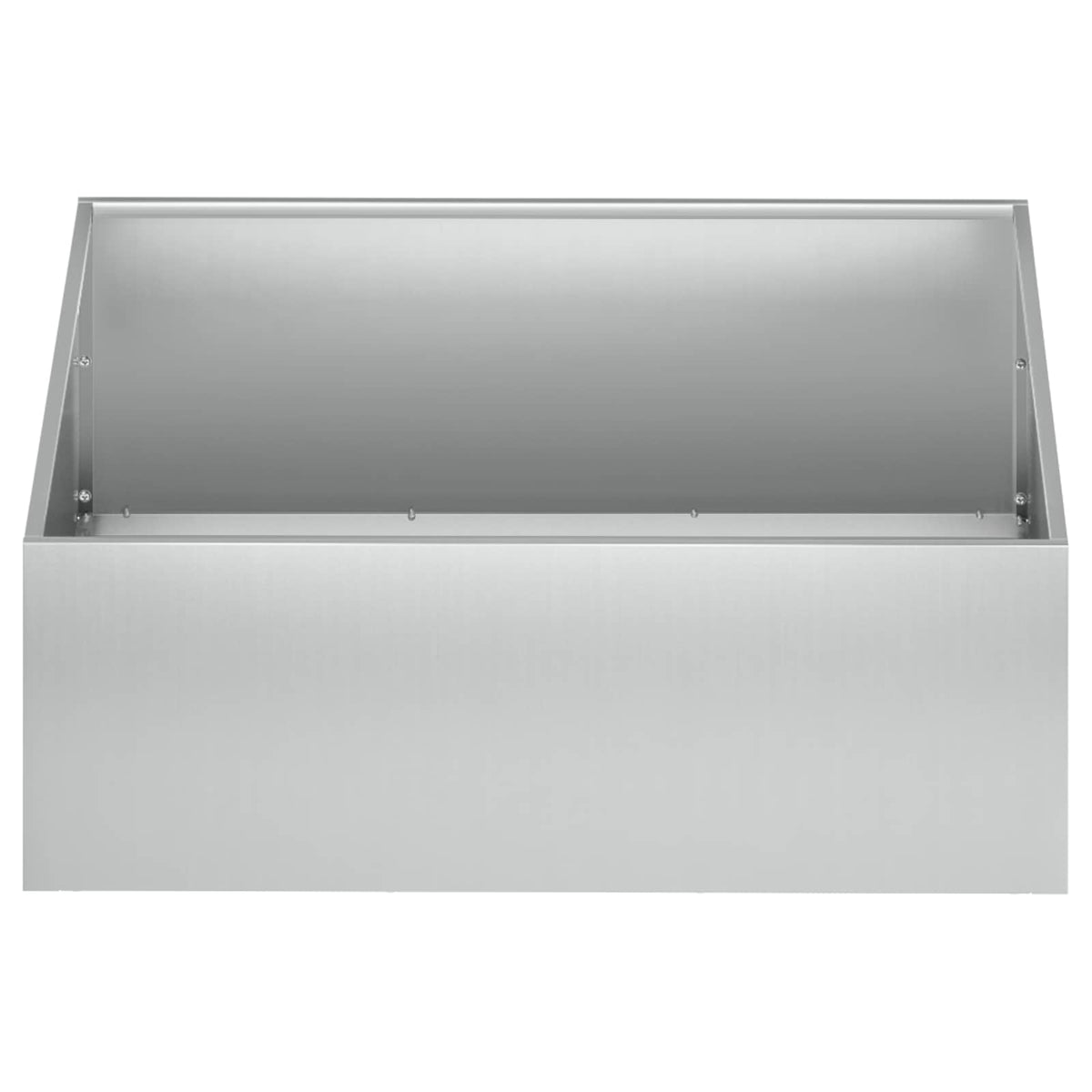 Vrtna saksija 2 kom. Srebrna 60 x 60 x 20 cm Pocinčani čelik