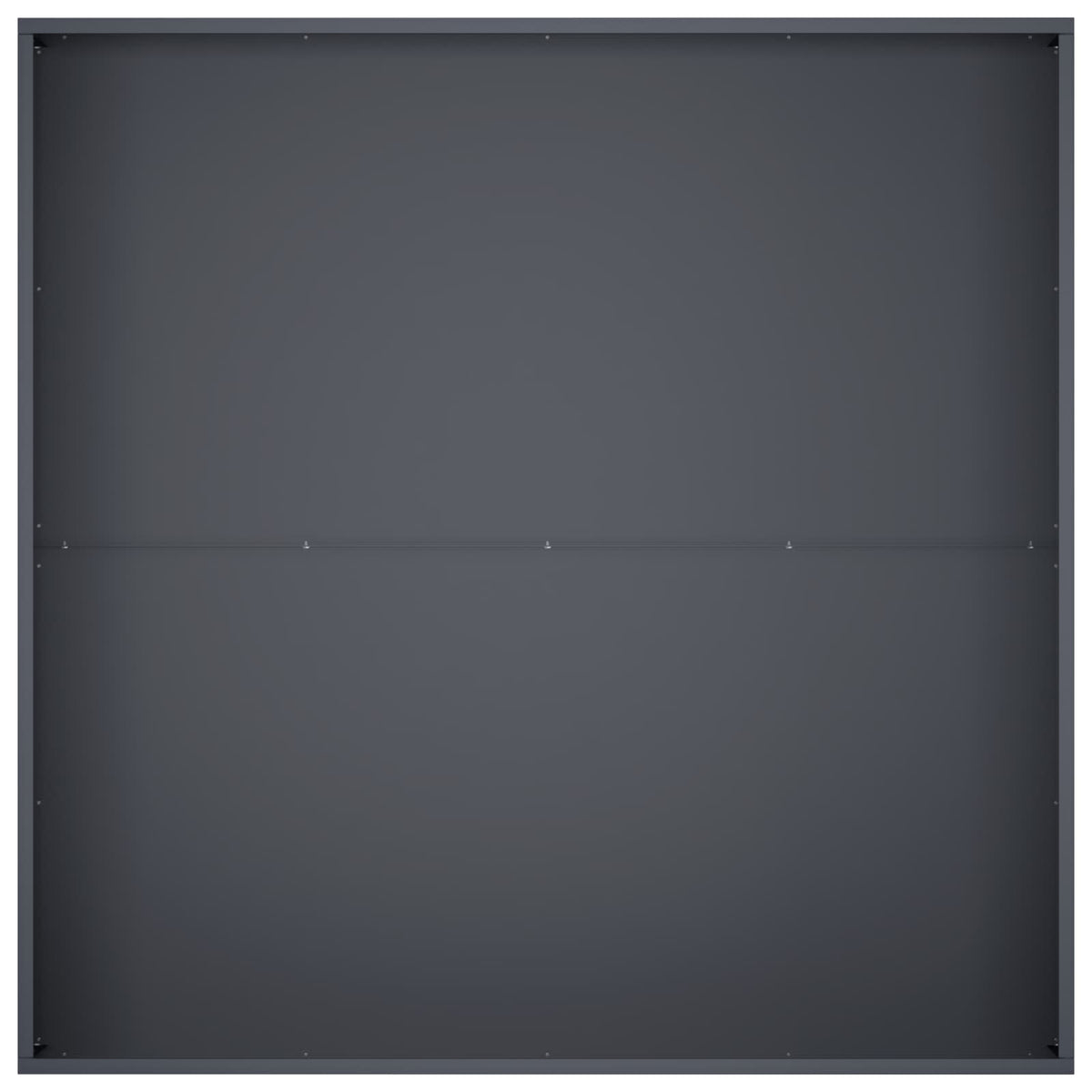 Vrtna saksija Antracit 80 x 80 x 20 cm Čelična vrata