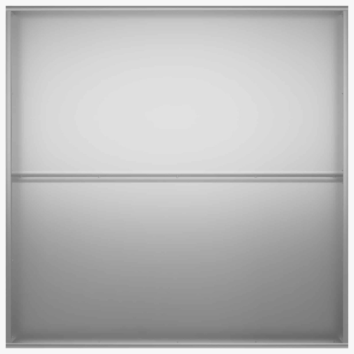 Vrtna saksija Srebrna 80 x 80 x 20 cm Pocinčani čelik