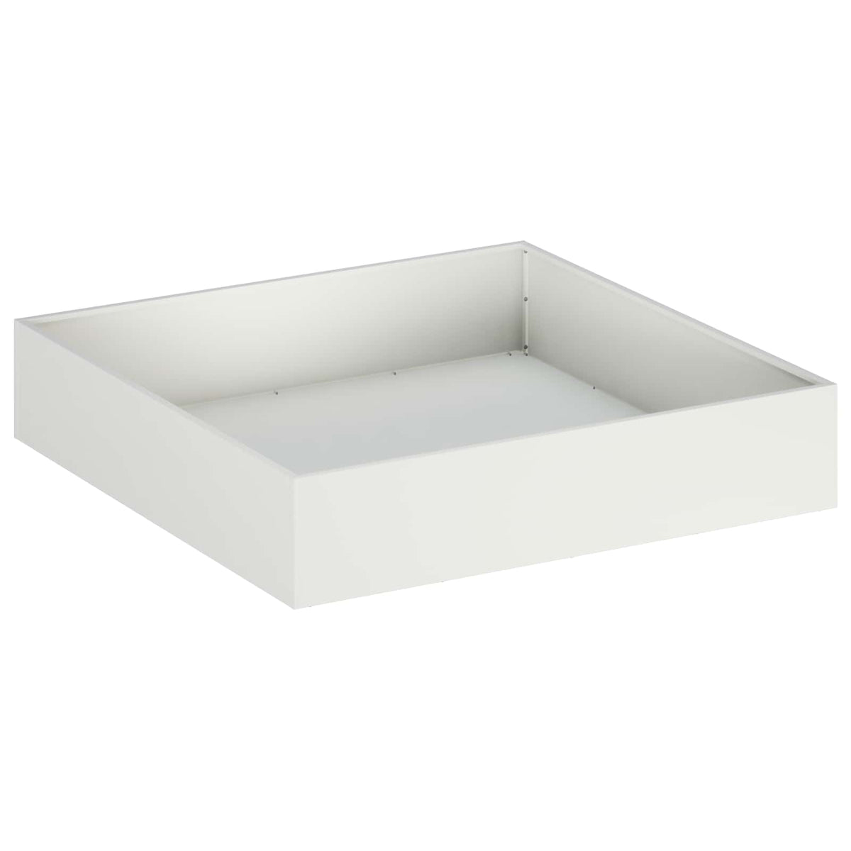 Vrtna saksija Bijela 100 x 100 x 20 cm Čelična vrata