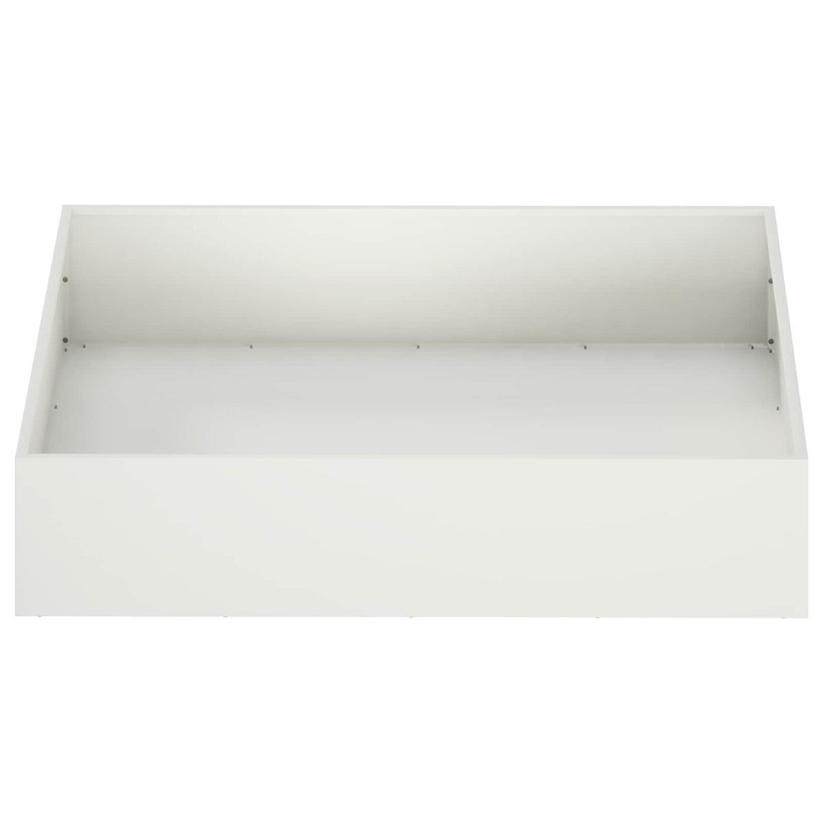 Vrtna saksija Bijela 100 x 100 x 20 cm Čelična vrata