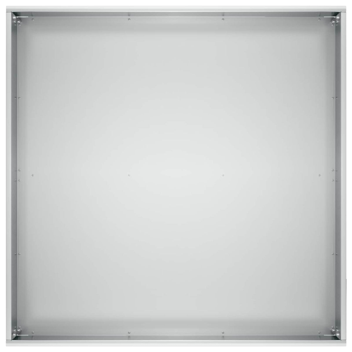 Vrtna saksija Srebrna 40 x 40 x 30 cm Pocinčani čelik