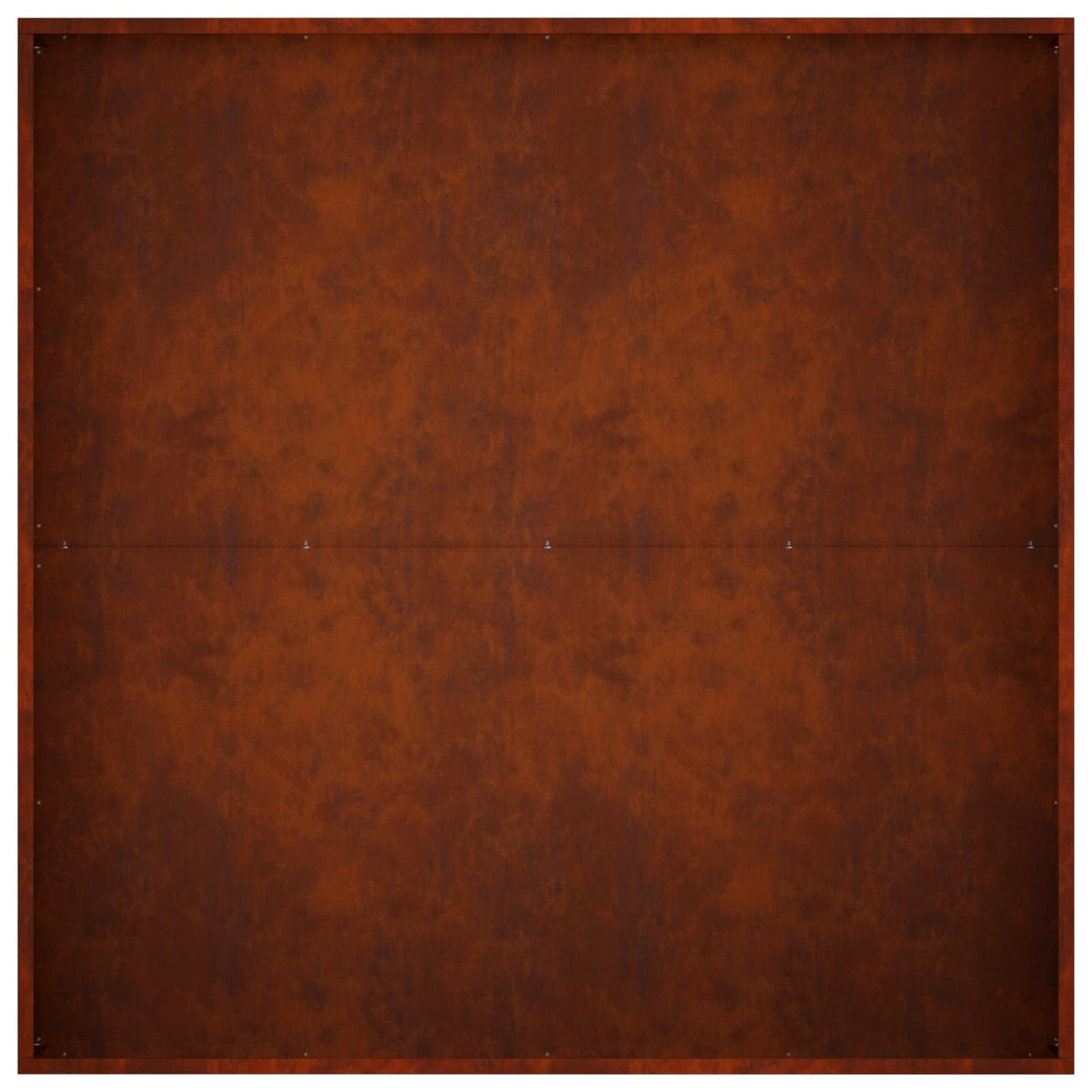 Vrtna saksija Rđa 80 x 80 x 30 cm Otporni čelik