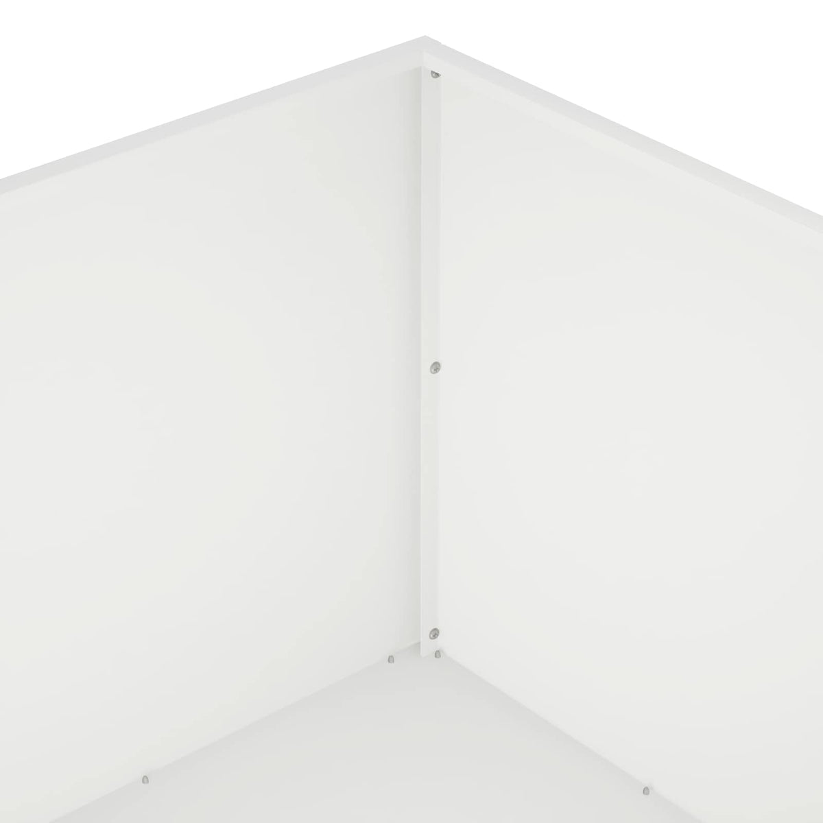 Vrtna saksija Bijela 60 x 60 x 40 cm Čelična vrata