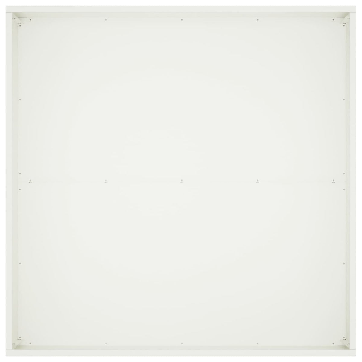 Vrtna saksija 2 kom. Bijela 80 x 80 x 40 cm Čelična vrata