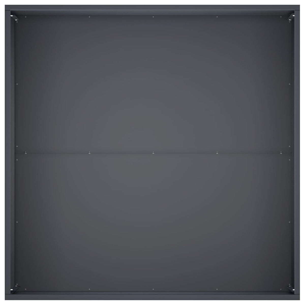 Vrtna saksija Antracit 80 x 80 x 40 cm Čelična vrata