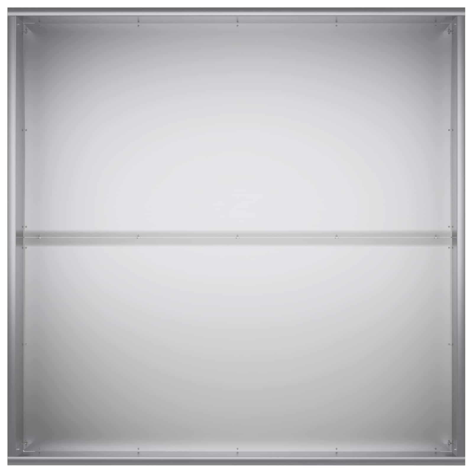 Vrtna saksija Srebrna 80 x 80 x 40 cm Pocinčani čelik